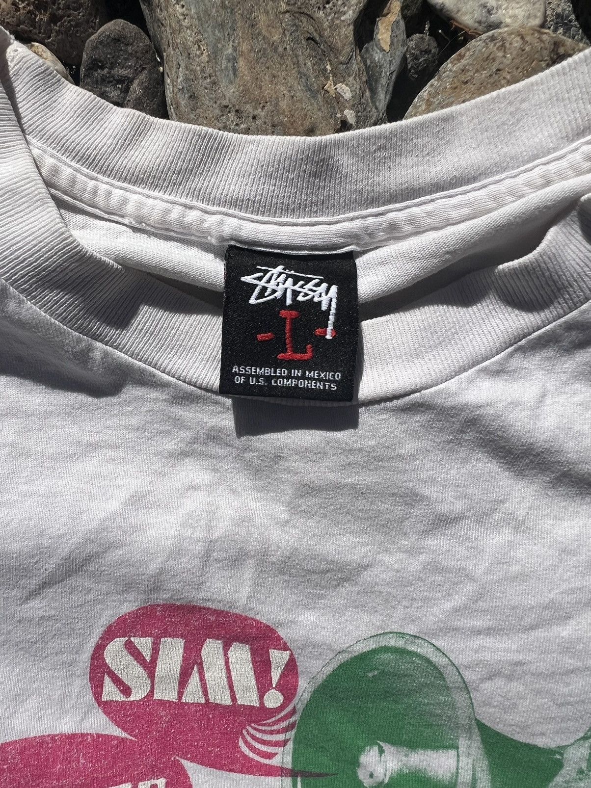Stussy × Vintage Stussy X Brent Rollins Tee Size US L / EU 52-54 / 3 - 3 Thumbnail