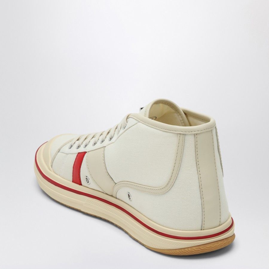 Bottega Veneta o1d2blof0226 Low-Top Sneakers in Ivory/Red Size US 12 / EU 45 - 4 Thumbnail