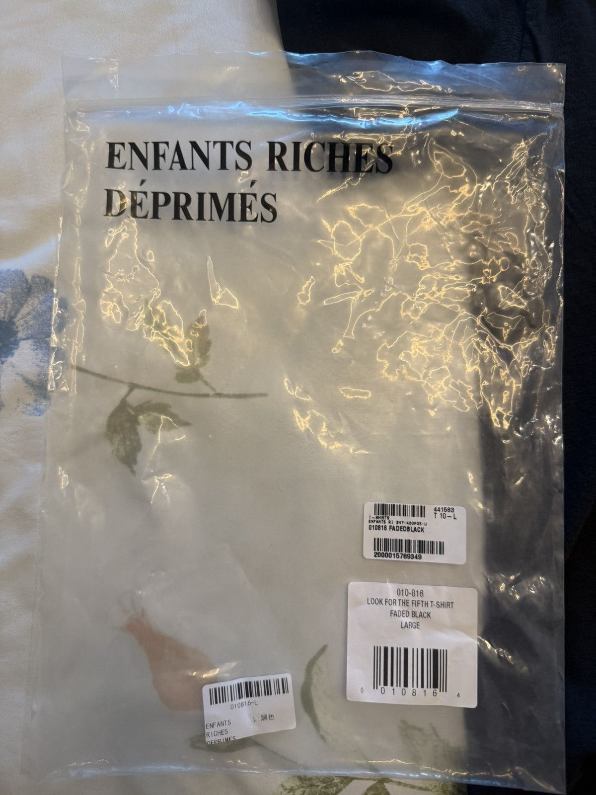 Enfants Riches Deprimes Enfants Riches Deprimes 25ss LOOK FOR THE FIFTH T-SHIRT Size US L / EU 52-54 / 3 - 2 Thumbnail