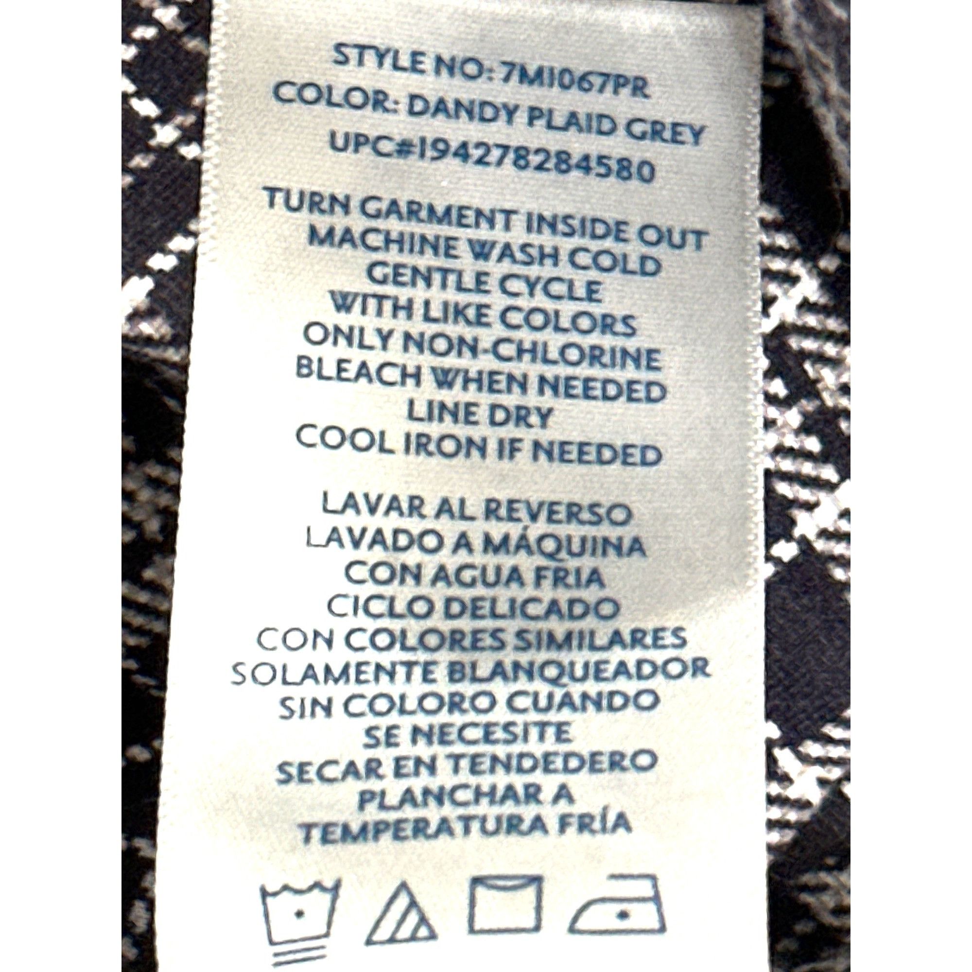 Seven 7 Seven7 Super Comfy Versatile Plaid Navy White Pull On Leggin Size 34" / US 12 / IT 48 - 6 Thumbnail