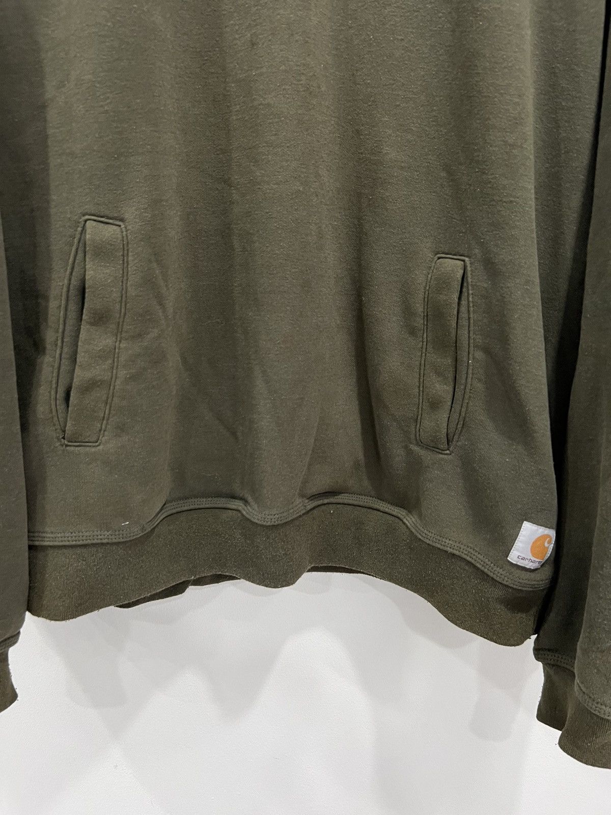 Carhartt Vintage Carhartt Quarter Zip Sweater Size US XL / EU 56 / 4 - 4 Thumbnail