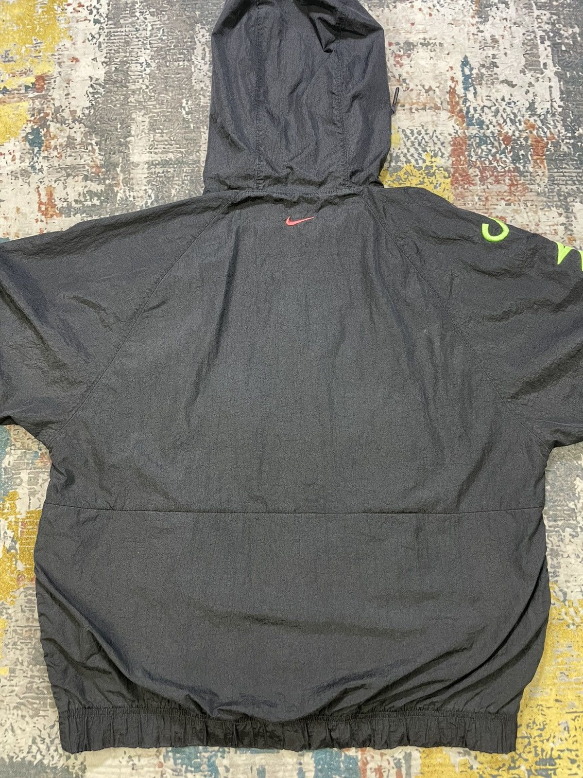 Nike Nike Double Swoosh Half Zip Pullover Anorak Size US XL / EU 56 / 4 - 7 Thumbnail