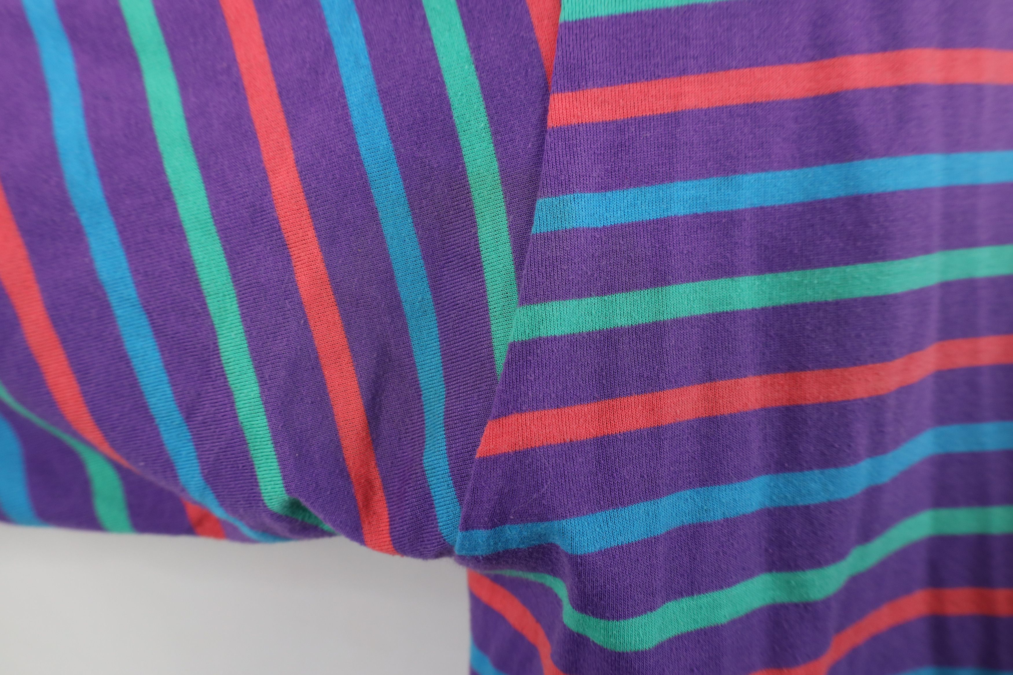 Vintage Vintage 90s Streetwear Striped Knit Collared Golf Polo Size US XL / EU 56 / 4 - 8 Thumbnail