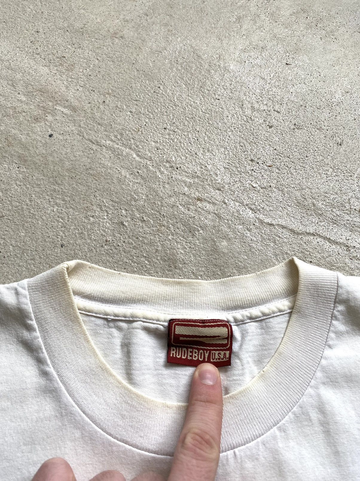 Rap Tees Y2K Vintage Rudeboy USA Tee Shirt Hip Hop Style Vision Size US XL / EU 56 / 4 - 6 Thumbnail