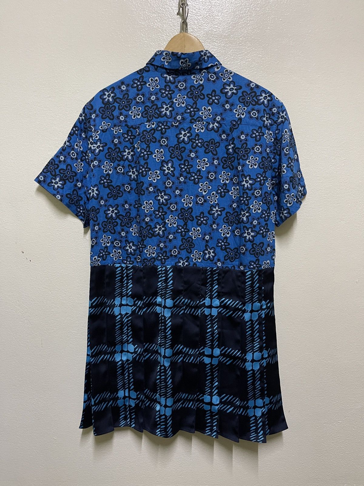 Marni × Uniqlo Uniqlo Marni Open Collar Short Sleeve Pleated Dress Size S / US 4 / IT 40 - 7 Thumbnail