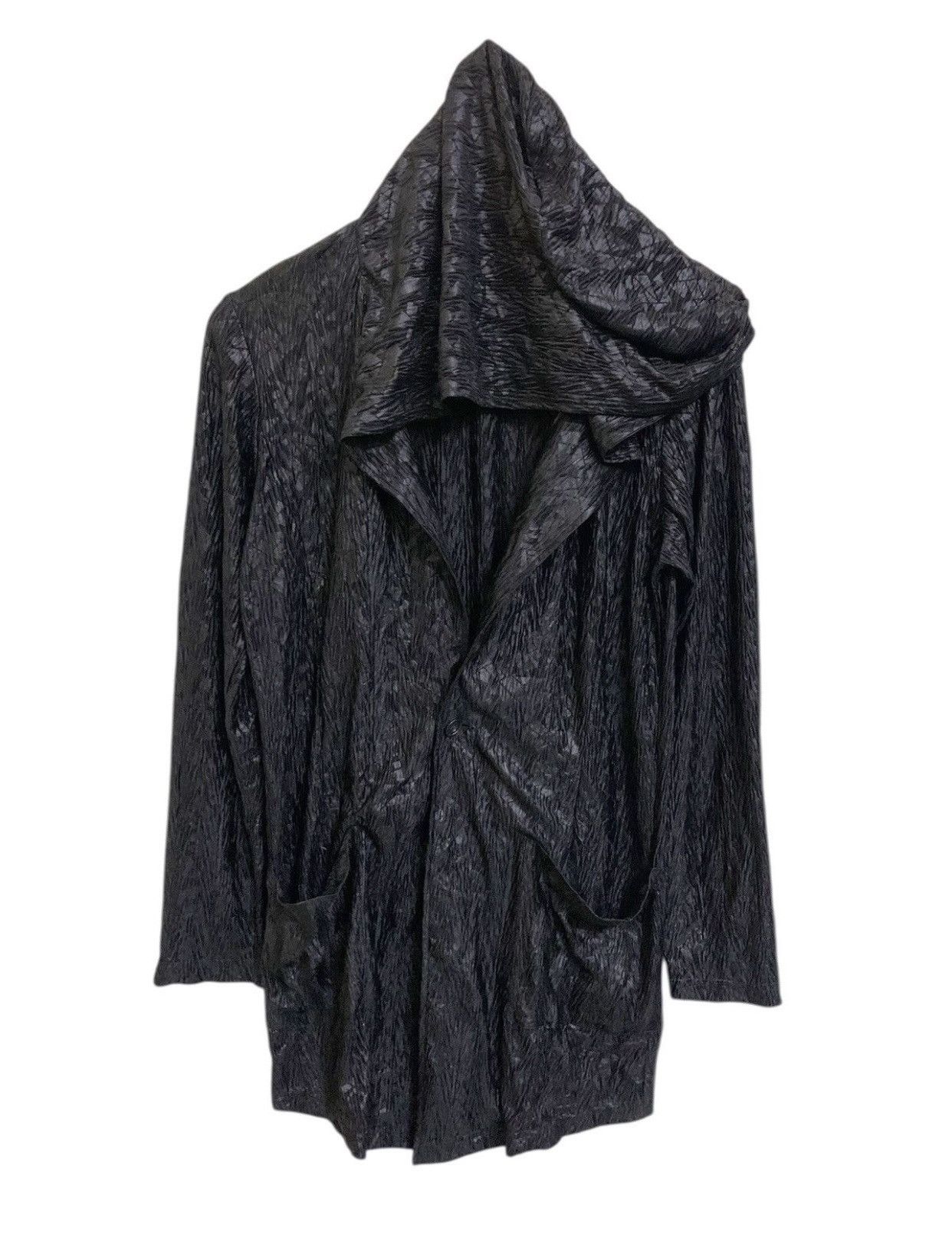 Tornado Mart 💥Asymmetrical Waxed Light Cardigan Jacket Size US M / EU 48-50 / 2 - 5 Thumbnail
