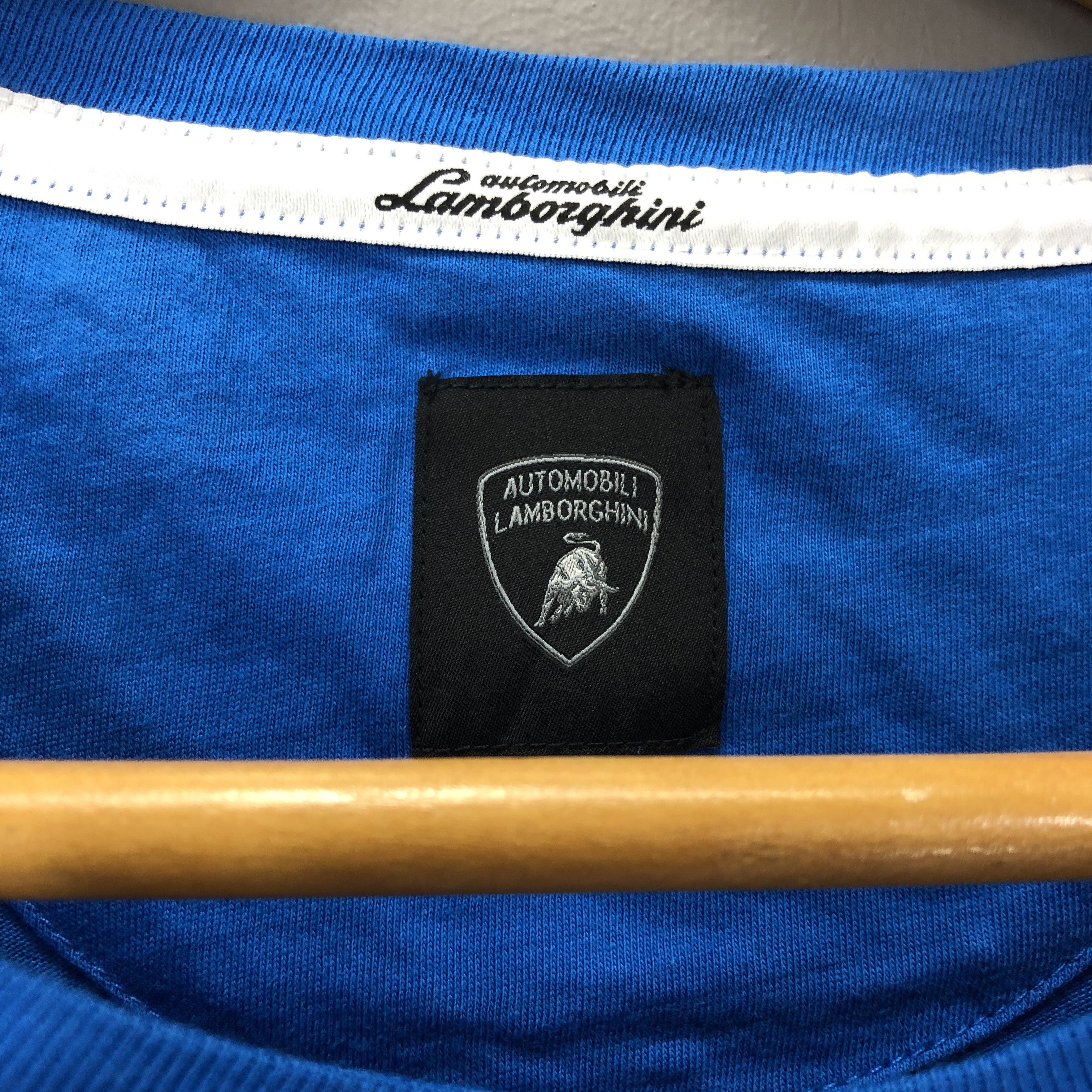 Lamborghini AUTOMOBILI LAMBORGHINI Crew Neck T Shirt #1516/AZ Size US L / EU 52-54 / 3 - 8 Thumbnail
