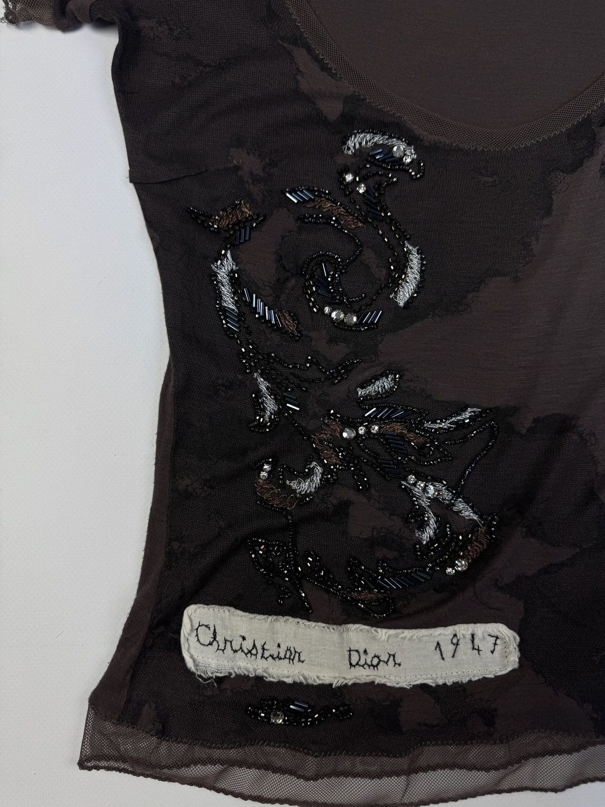 Designer × Dior × Vintage CHRISTIAN DIOR Boutique John Galliano Vintage Top T-Shirt Size M / US 6-8 / IT 42-44 - 13 Thumbnail