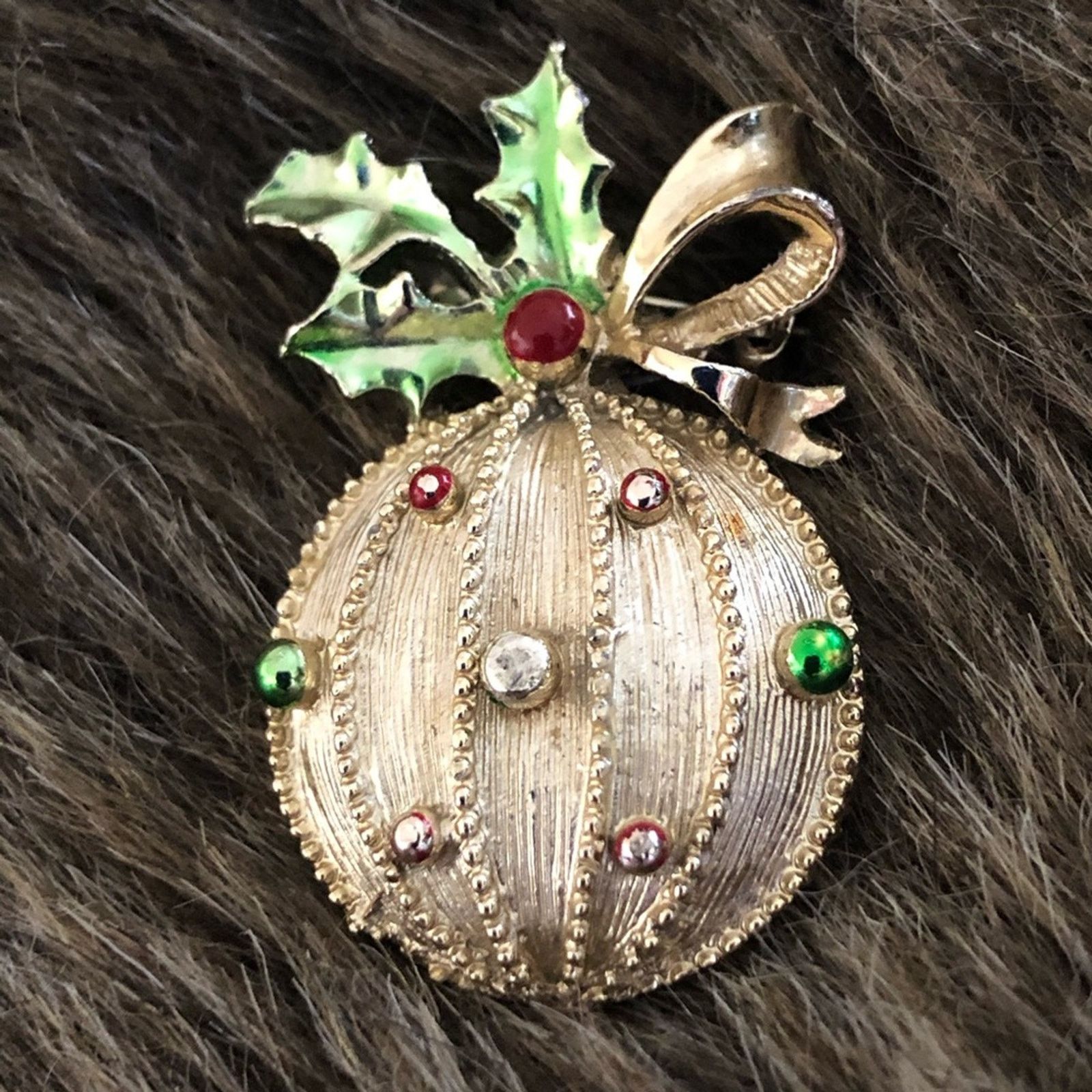 Vintage Vintage 80s Gerrys holiday ornament brooch pin Size ONE SIZE - 1 Thumbnail