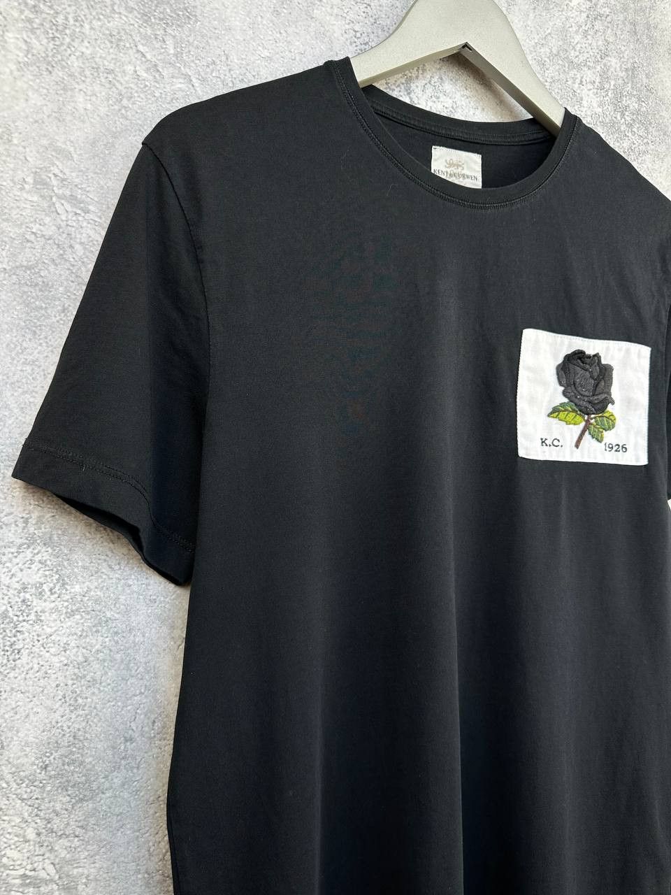 Kent & Curwen Kent & Curwen Black Rose Patch T-Shirt KC 1926 Size US S / EU 44-46 / 1 - 3 Thumbnail