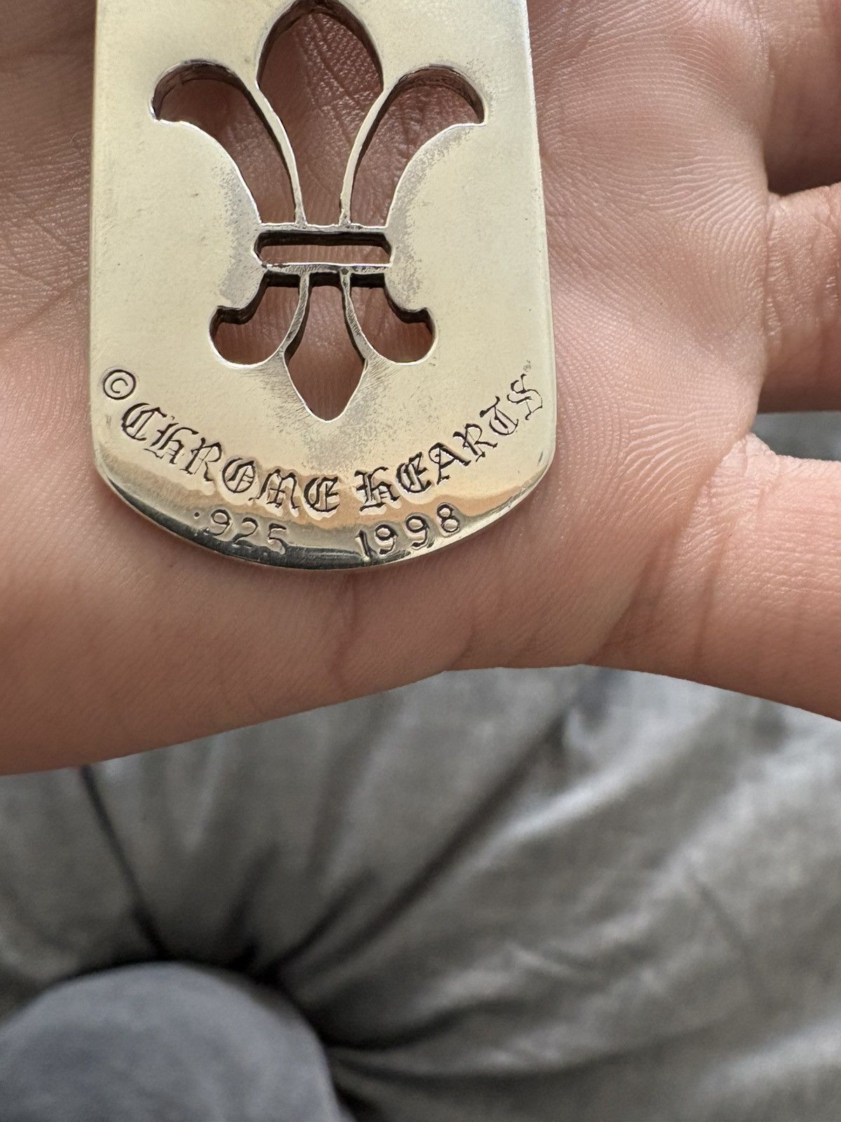Chrome Hearts Chrome hearts le fleur dog tag pendant Size ONE SIZE - 3 Thumbnail