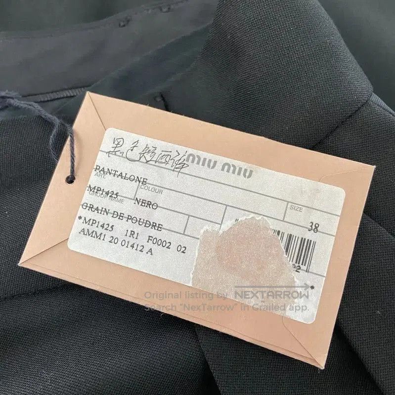 Miu Miu Miu Miu Black Wool Summer Shorts . Size 23" - 7 Thumbnail