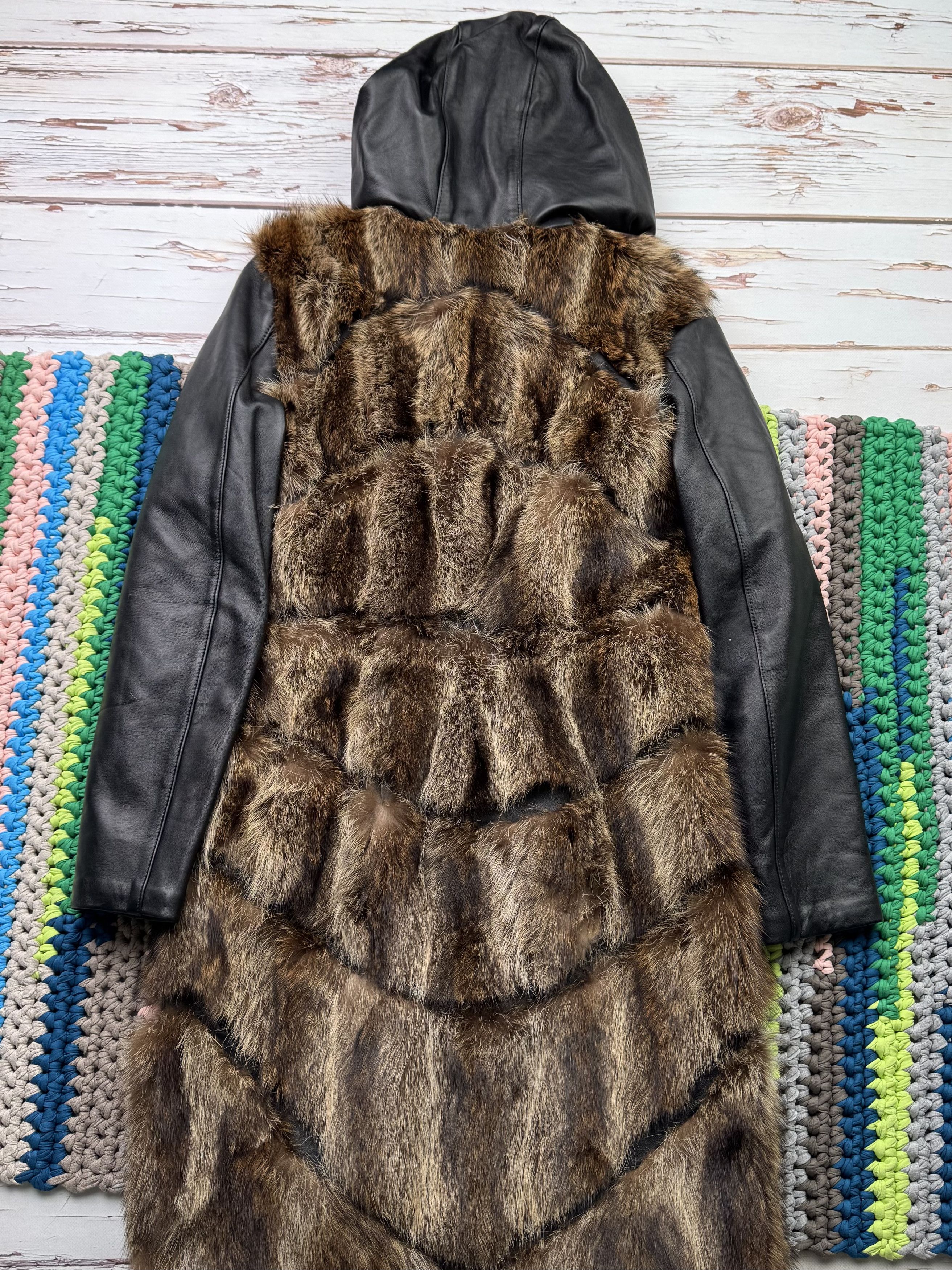 Japanese Brand Vintage Real Fur/Leather Coat (D15) Size M / US 6-8 / IT 42-44 - 11 Thumbnail