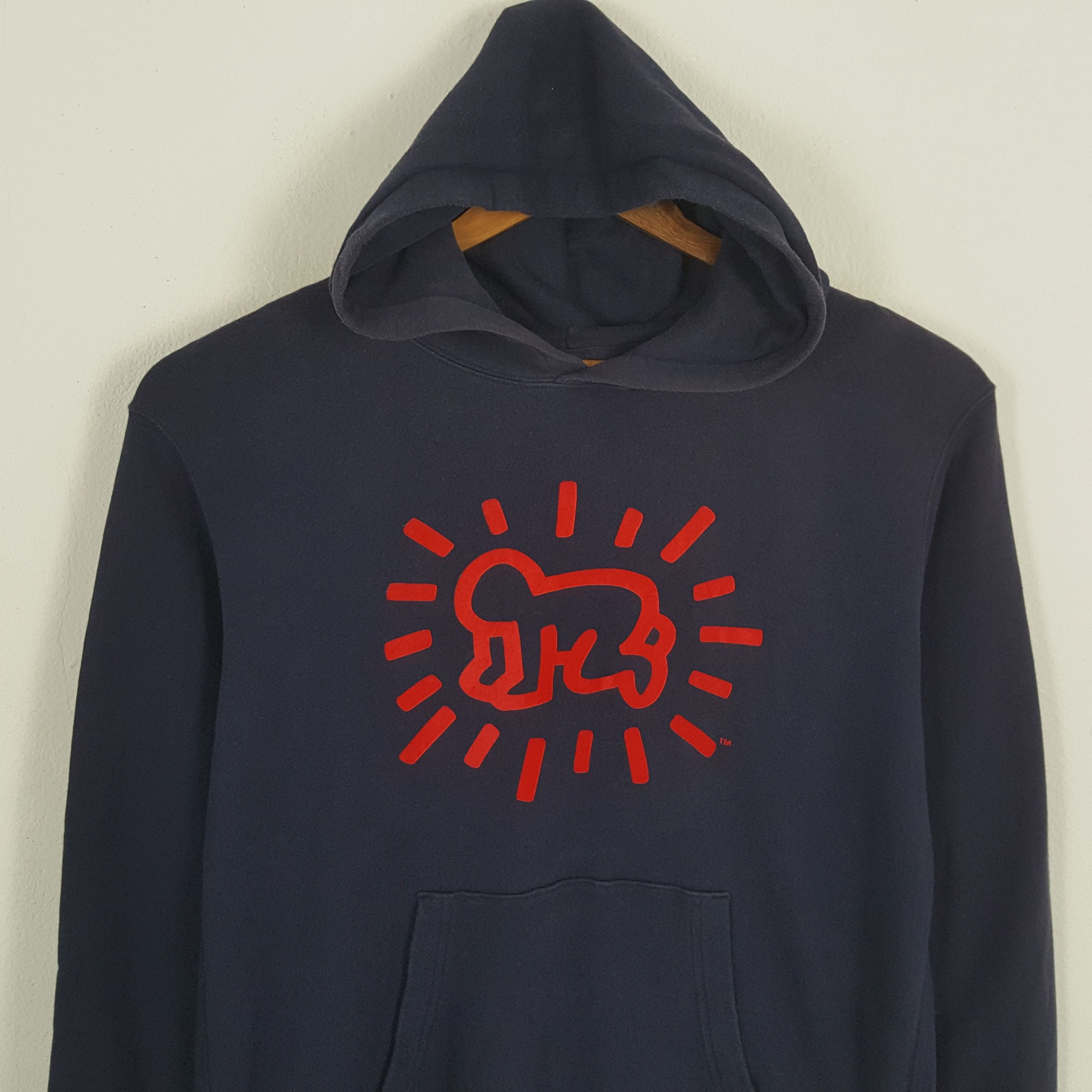 Keith Haring × Vintage Vintage KEITH HARING American Art Artist Hoodies Size US L / EU 52-54 / 3 - 2 Thumbnail