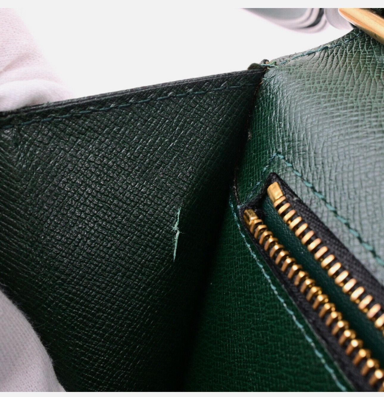 Louis Vuitton LOUIS VUITTON POCHETTE KOURAD CLUTCH HAND BAG TAIGA LEATHER Size ONE SIZE - 16 Thumbnail