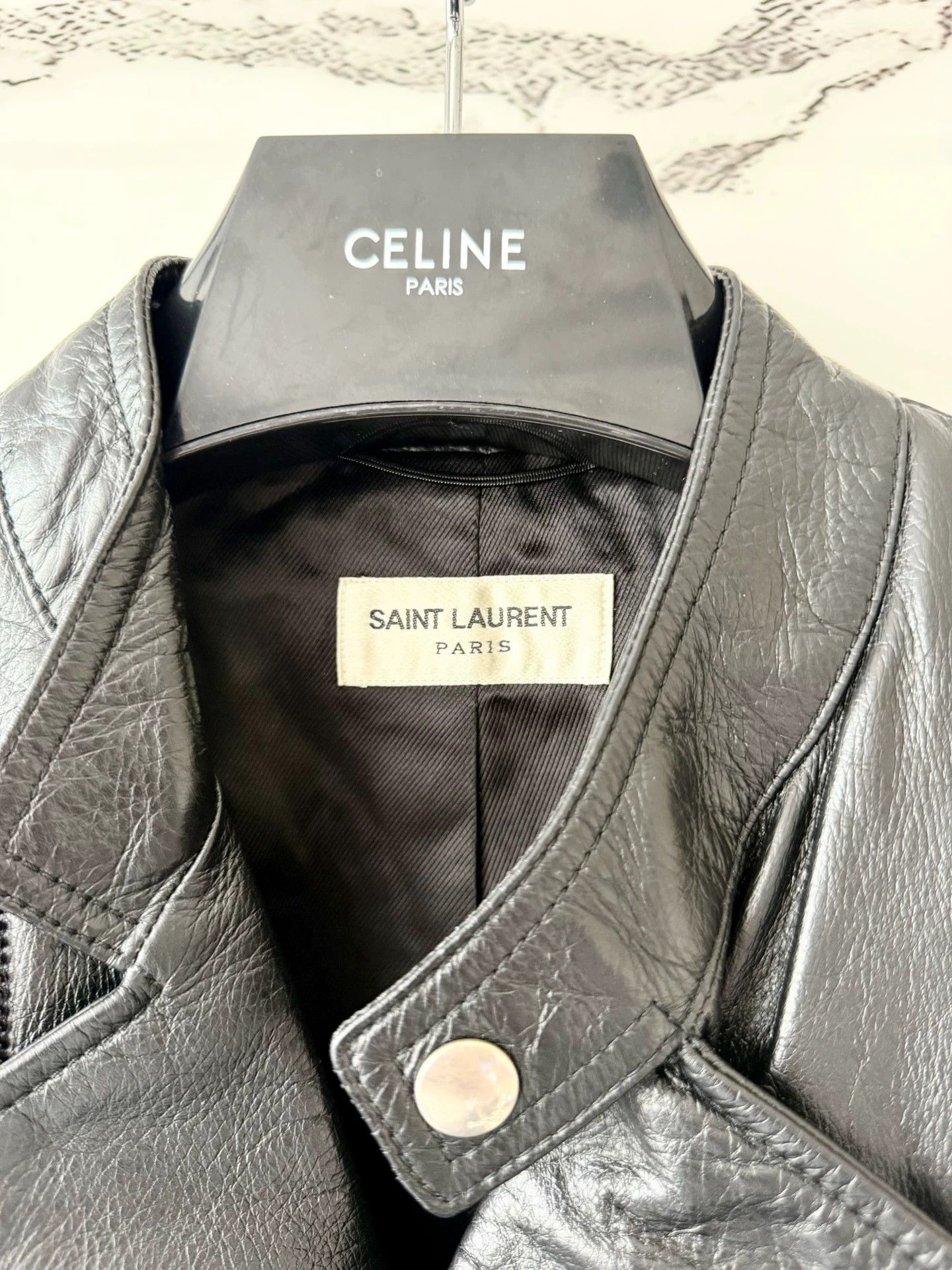 Saint Laurent Paris Saint Laurent 16FW Multi-Zip Leather Motorcycle Jacket Size US L / EU 52-54 / 3 - 5 Thumbnail