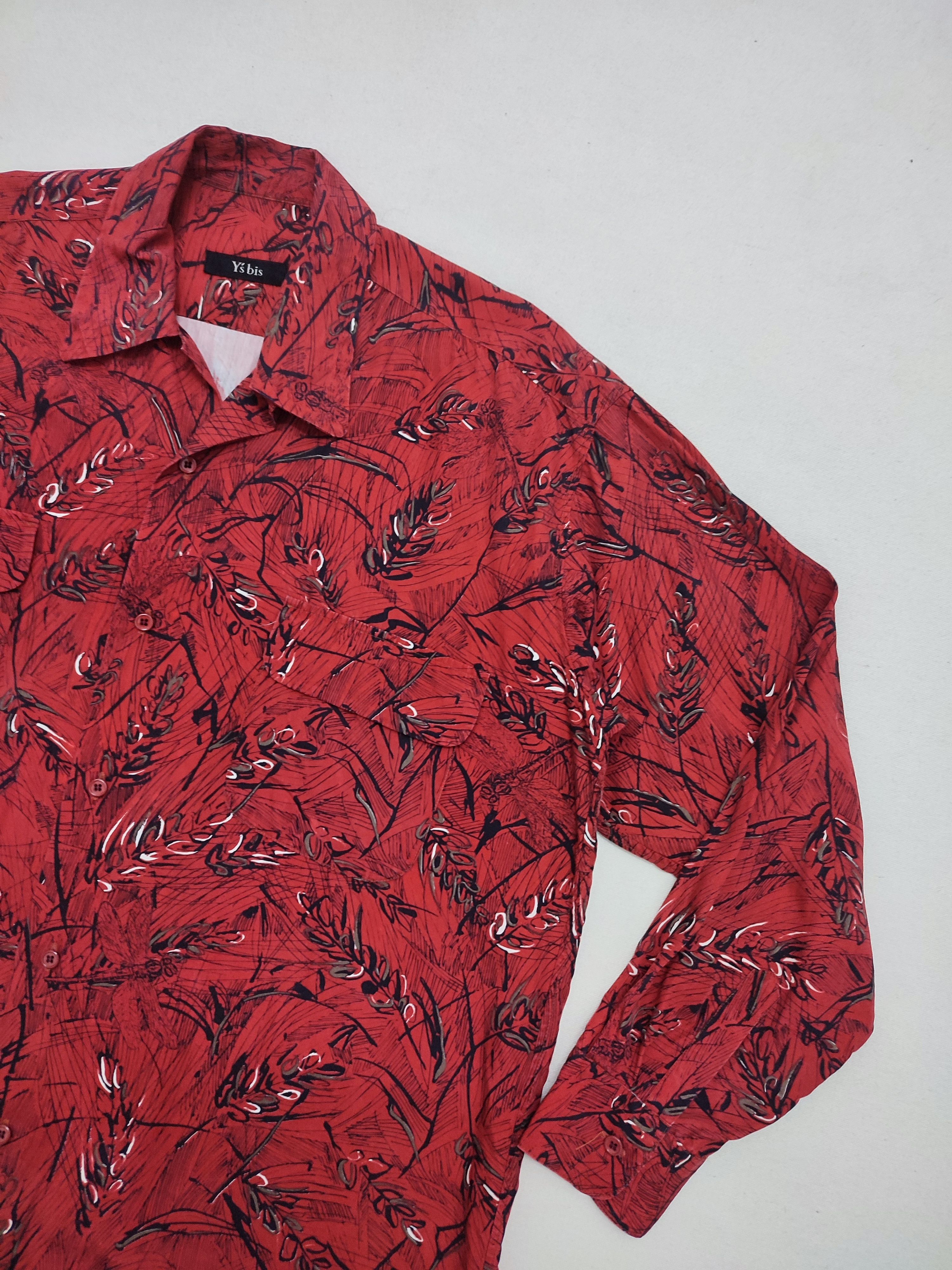 Y's × Yohji Yamamoto Y's Bis by Yohji Yamamoto Rayon Abstract Shirt Size US L / EU 52-54 / 3 - 11 Thumbnail