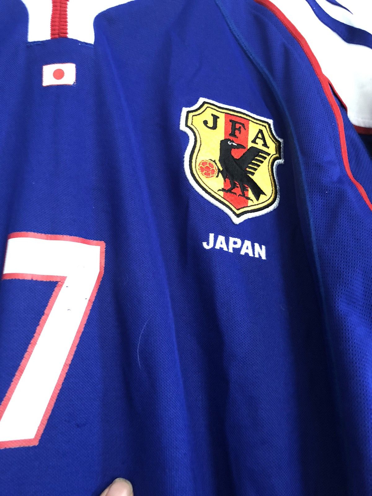 Adidas × Japanese Brand 2001 JAPAN NAKATA Player Issue Equipment Confederation long Size US XL / EU 56 / 4 - 6 Thumbnail