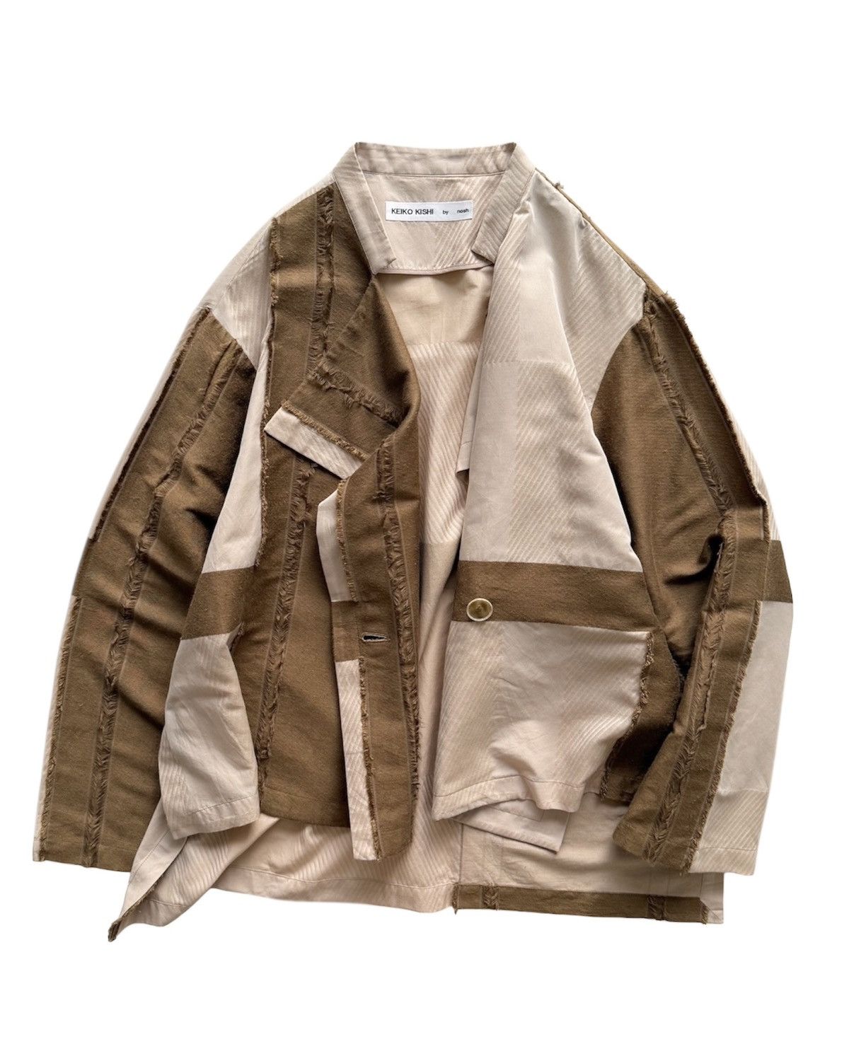 Japanese Brand KEIKO KISHI PATCHWORK JACKET SHIRT Size M / US 6-8 / IT 42-44 - 4 Thumbnail