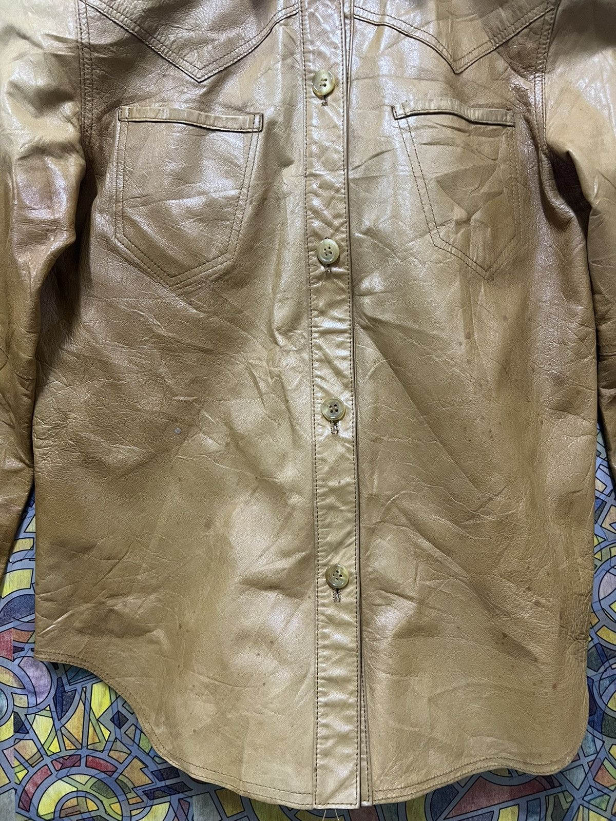 Leather × Michel Klein MICHEL KLEIN LEATHER Size US XS / EU 42 / 0 - 12 Thumbnail