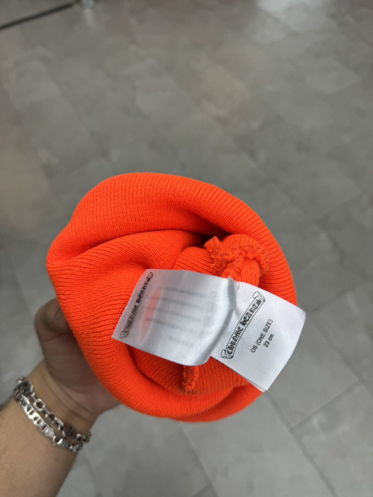 Chrome Hearts Chrome Hearts Orange Embroidered Beanie Size ONE SIZE - 7 Thumbnail