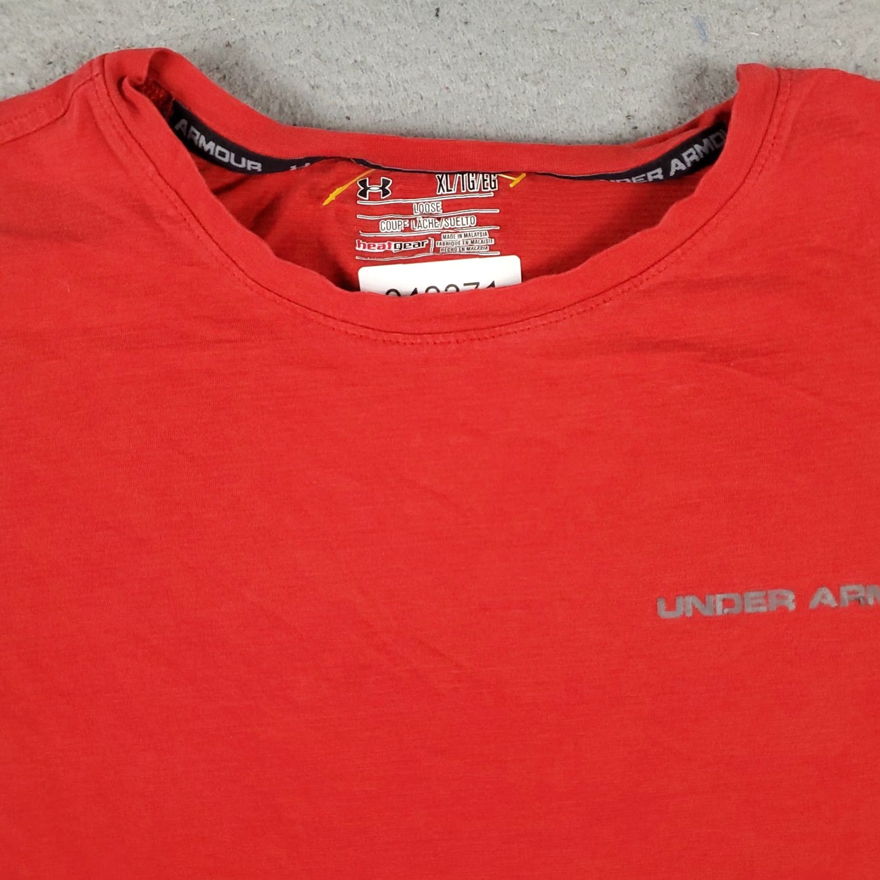 Under Armour Under Armour T Shirt Mens XL Red Active Training Short Sleeve Pullover Logo Crew Neck Casual Sports Shirt Size US XL / EU 56 / 4 - 2 Thumbnail