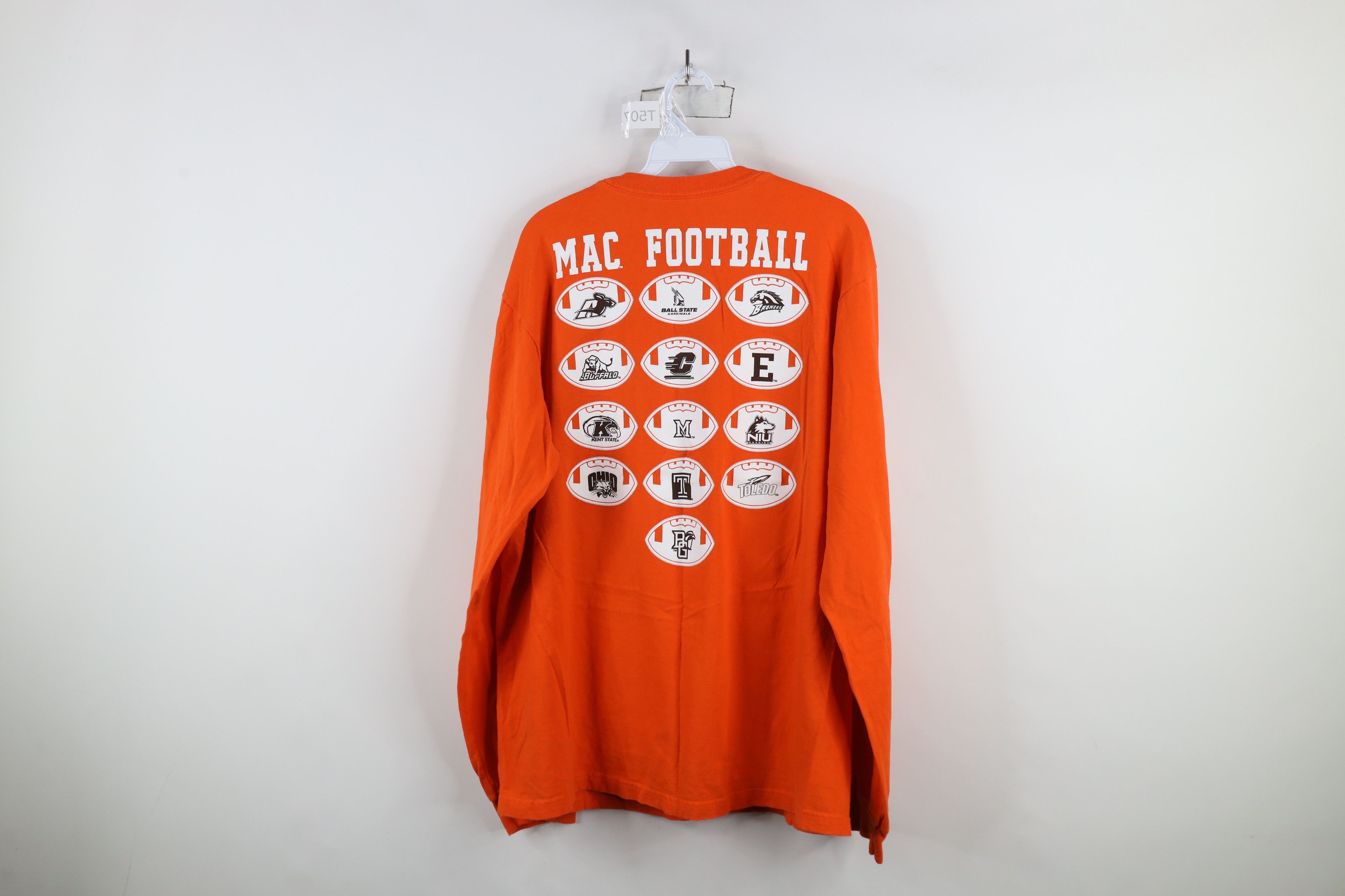 Adidas × Vintage Vintage Adidas Green State University Football T-Shirt Size US XL / EU 56 / 4 - 11 Thumbnail