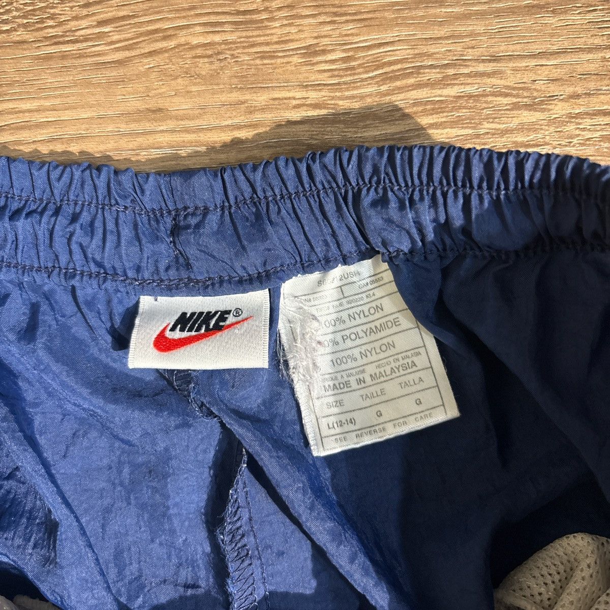 Nike Vintage Nike Navy Track Pants Size L Size US 36 / EU 52 - 4 Thumbnail