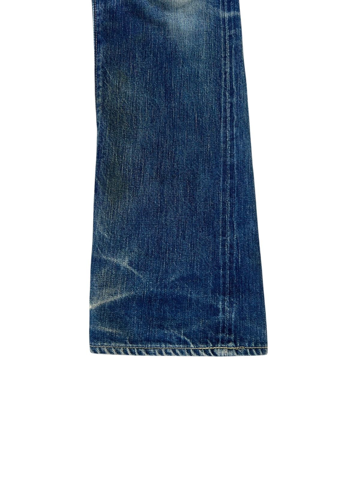 Full Count & Co. Vintage Full Count Trashed Dirty Mud Denim Selvedge Jeans Size US 29 - 13 Thumbnail
