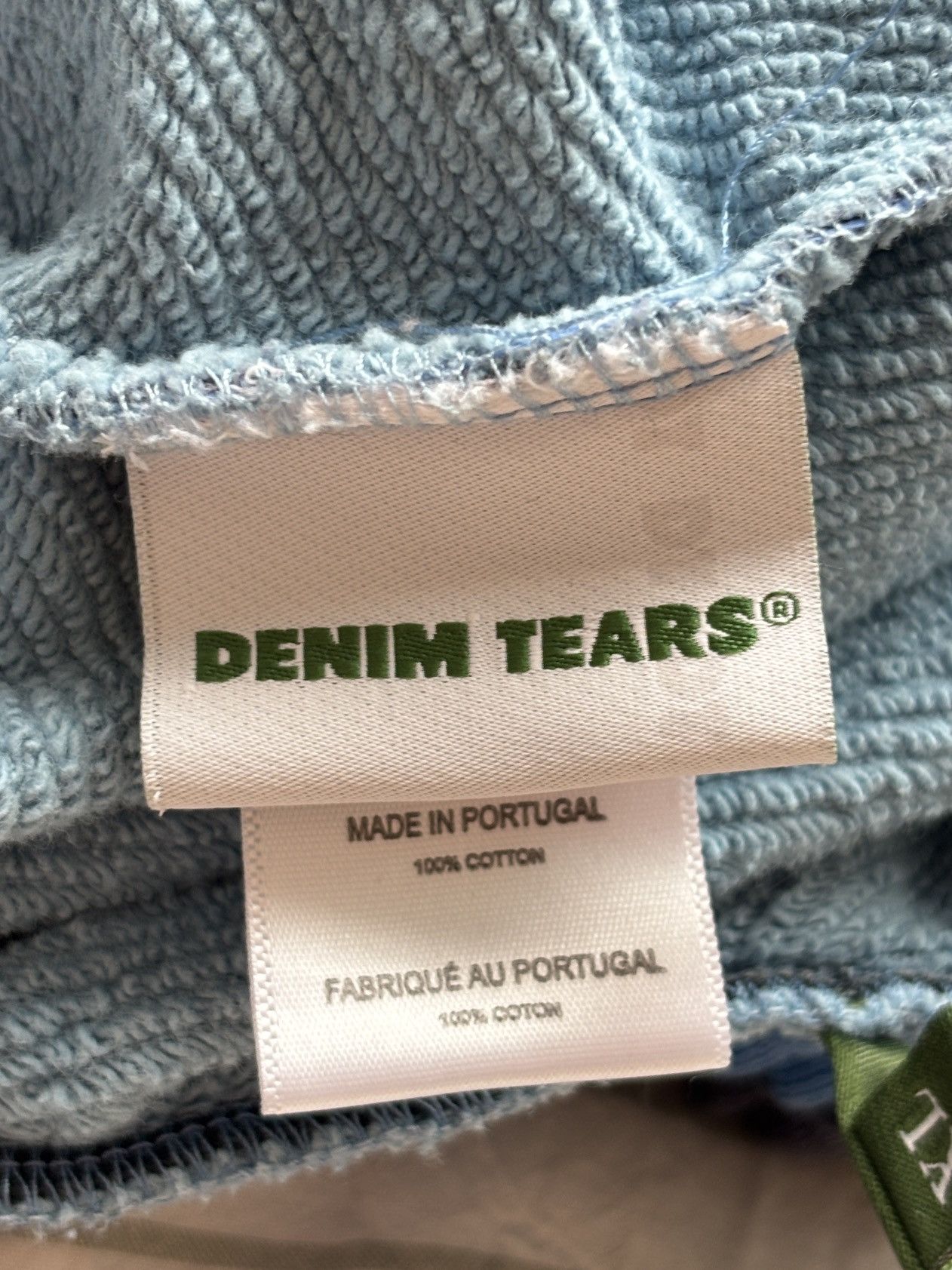 DENIM TEARS Denim Tears The Cotton Wreath Sweatpant Blue Camo Size US 33 - 8 Thumbnail