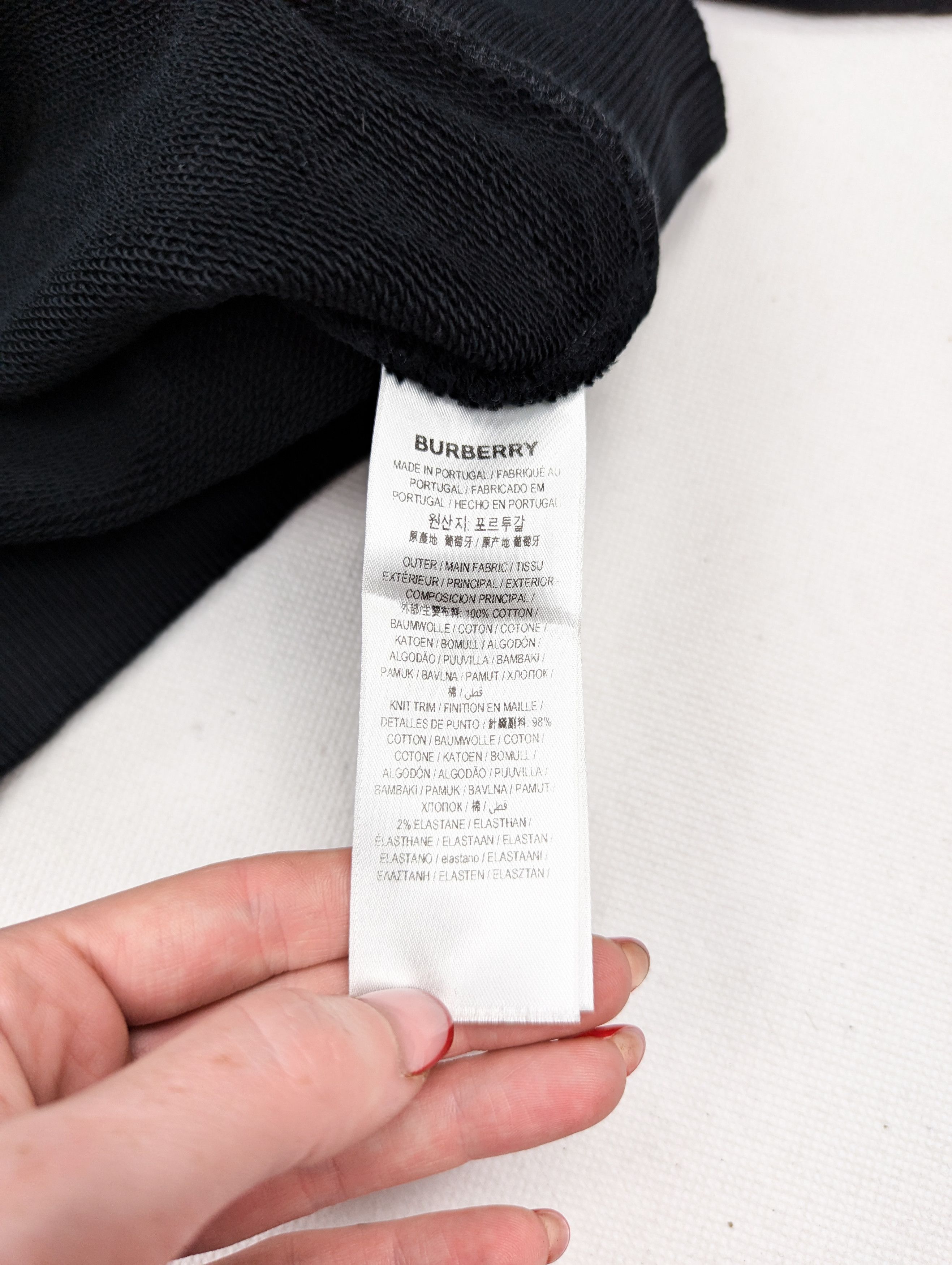 Burberry Burberry Magnus logo sweatshrt crewneck XXL black Size US XXL / EU 58 / 5 - 6 Thumbnail