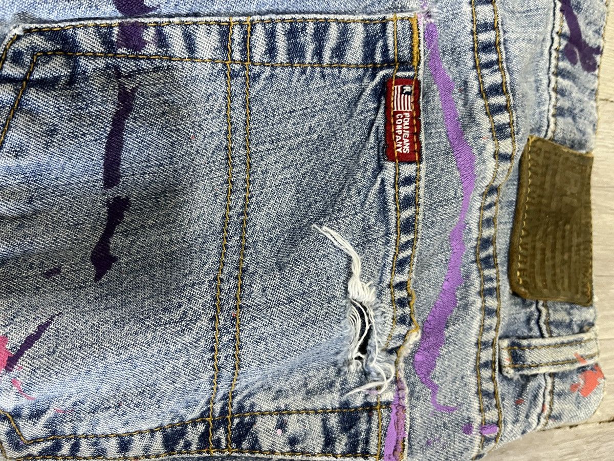 Polo Ralph Lauren Rare Distressed Denim POLO vintage Size US 34 / EU 50 - 11 Thumbnail