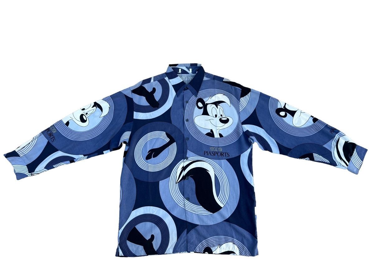 Other 90s Japan Brand Pia Sports X Warner Bros Pepe Le Pew Shirt Size US XL / EU 56 / 4 - 1 Thumbnail