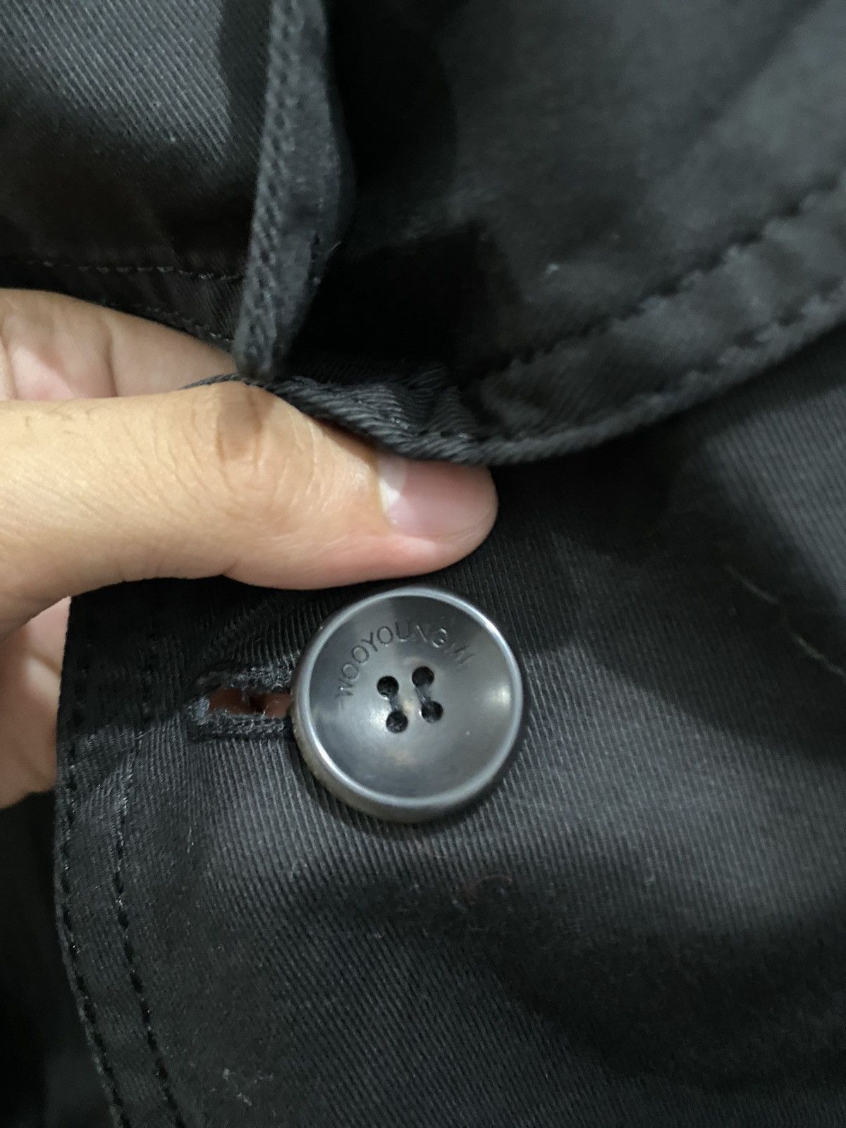 Wooyoungmi WOOYOUNGMI DOUBLE BREASTED BLACK TRENCH COAT Size M / US 6-8 / IT 42-44 - 7 Thumbnail
