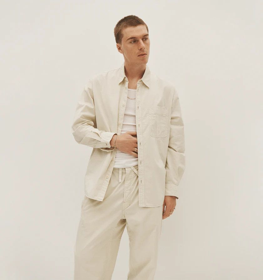 Lemaire o1h1sh10525 Multi-Topstitch Taekwondo Pants in White Size US 30 / EU 46 - 5 Thumbnail