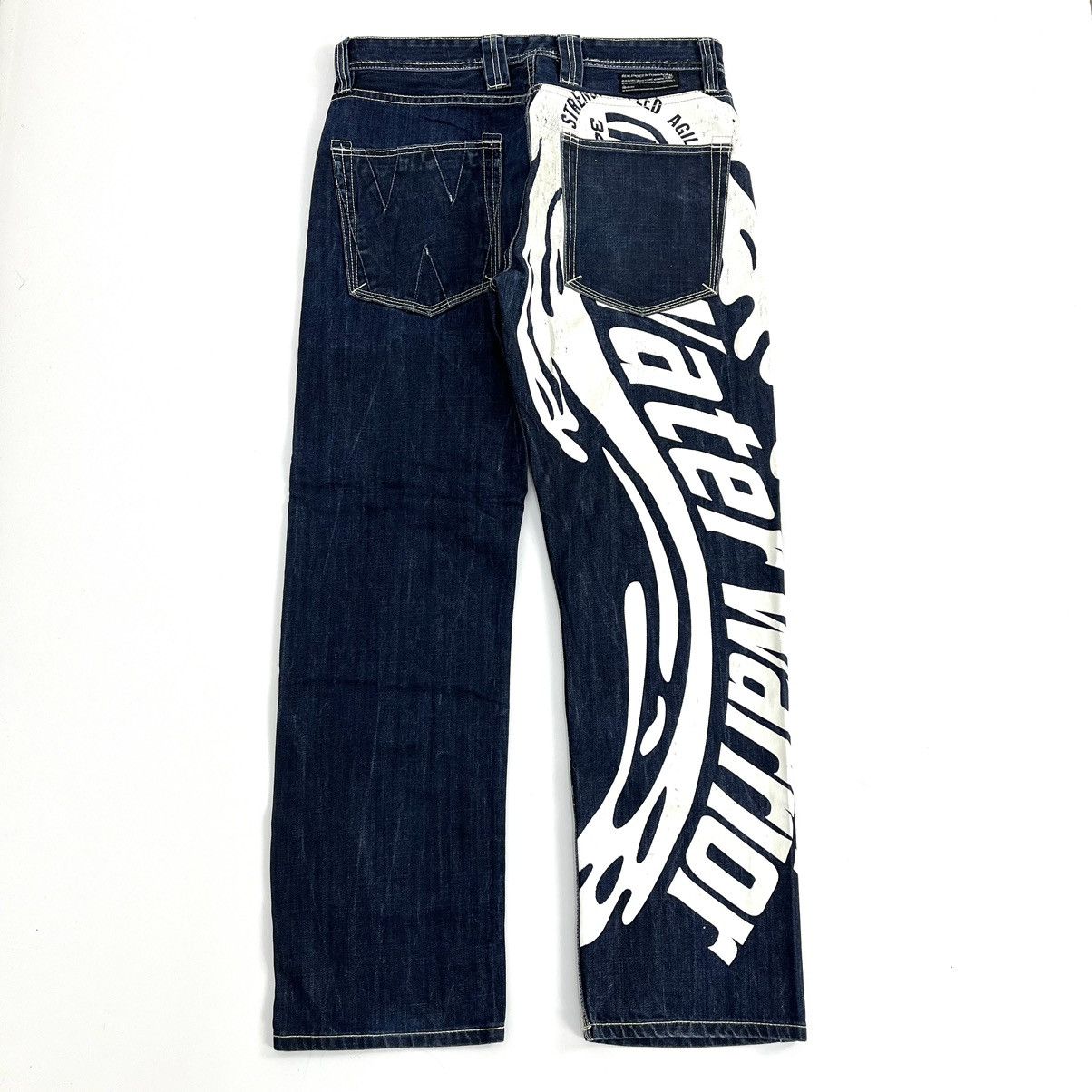 Japanese Brand × Vintage RealBvoice Daicock Printed Denim Pants Size US 33 - 1 Thumbnail