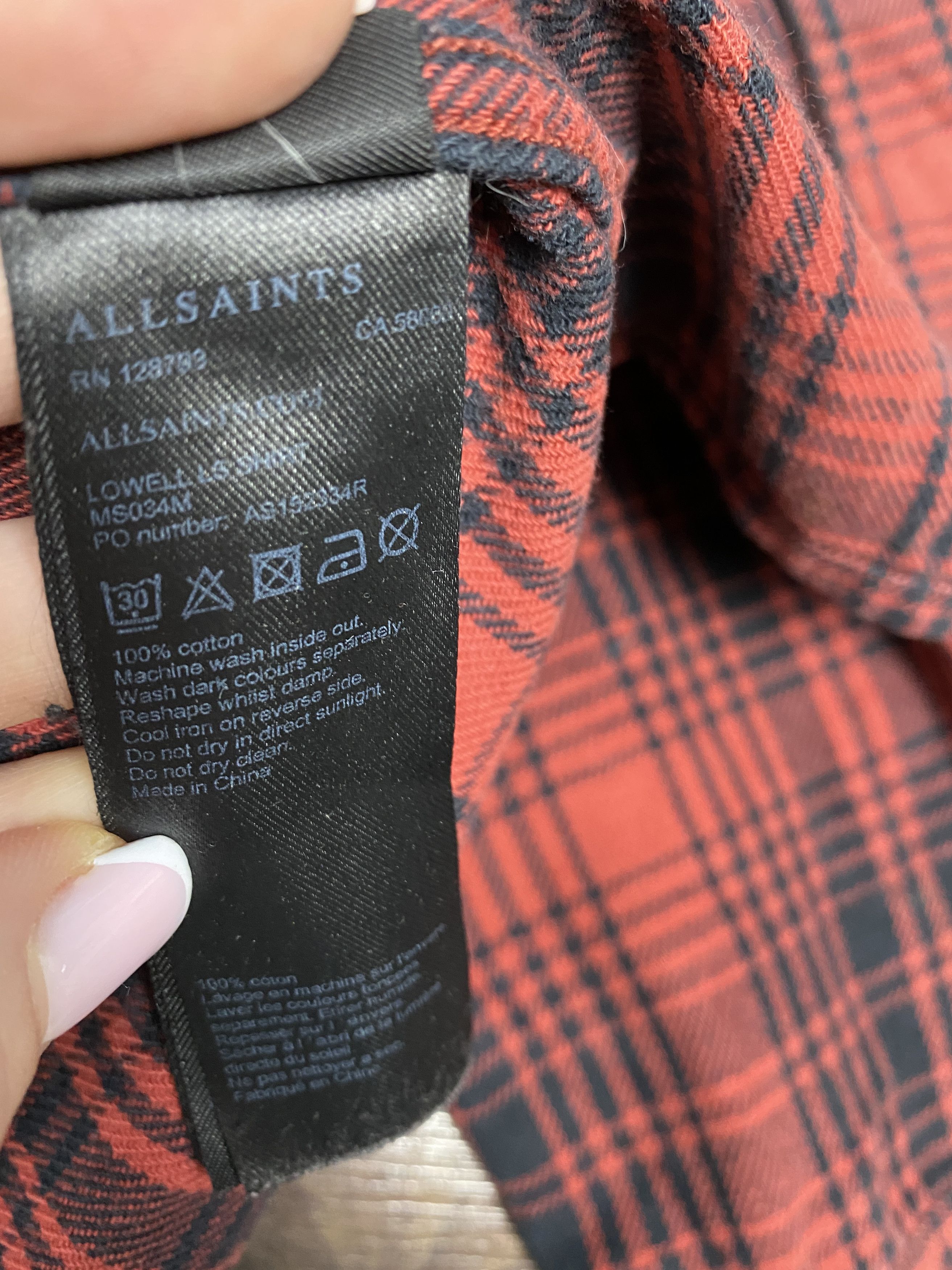 Allsaints Allsaints vintage flannel lovell ls shirt y2k plaid Size US S / EU 44-46 / 1 - 6 Thumbnail