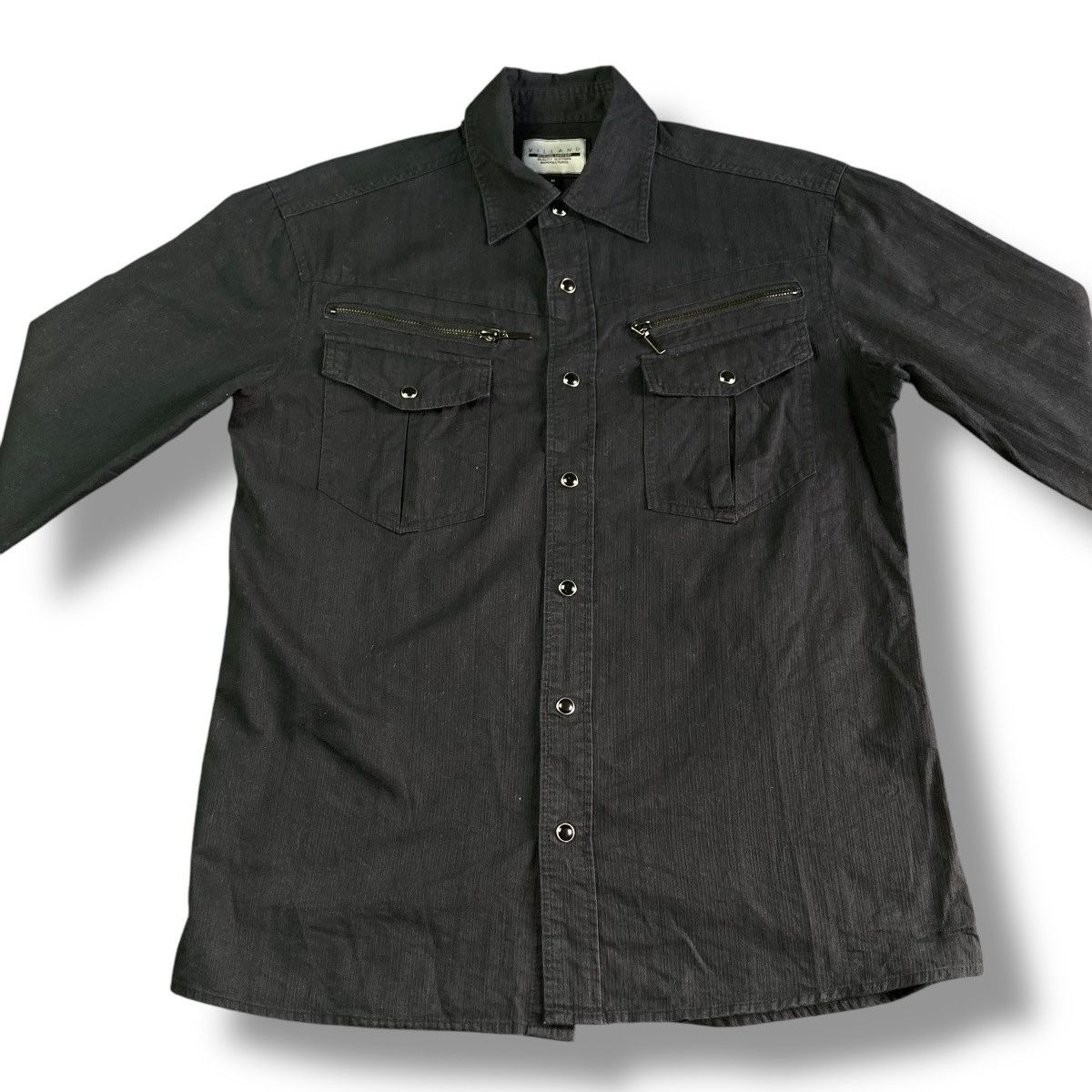 If Six Was Nine 🇯🇵 VILLAND BUTTON UP PUNK GOTHIC AVANT GARDE WORKSHIRT Size US M / EU 48-50 / 2 - 5 Thumbnail
