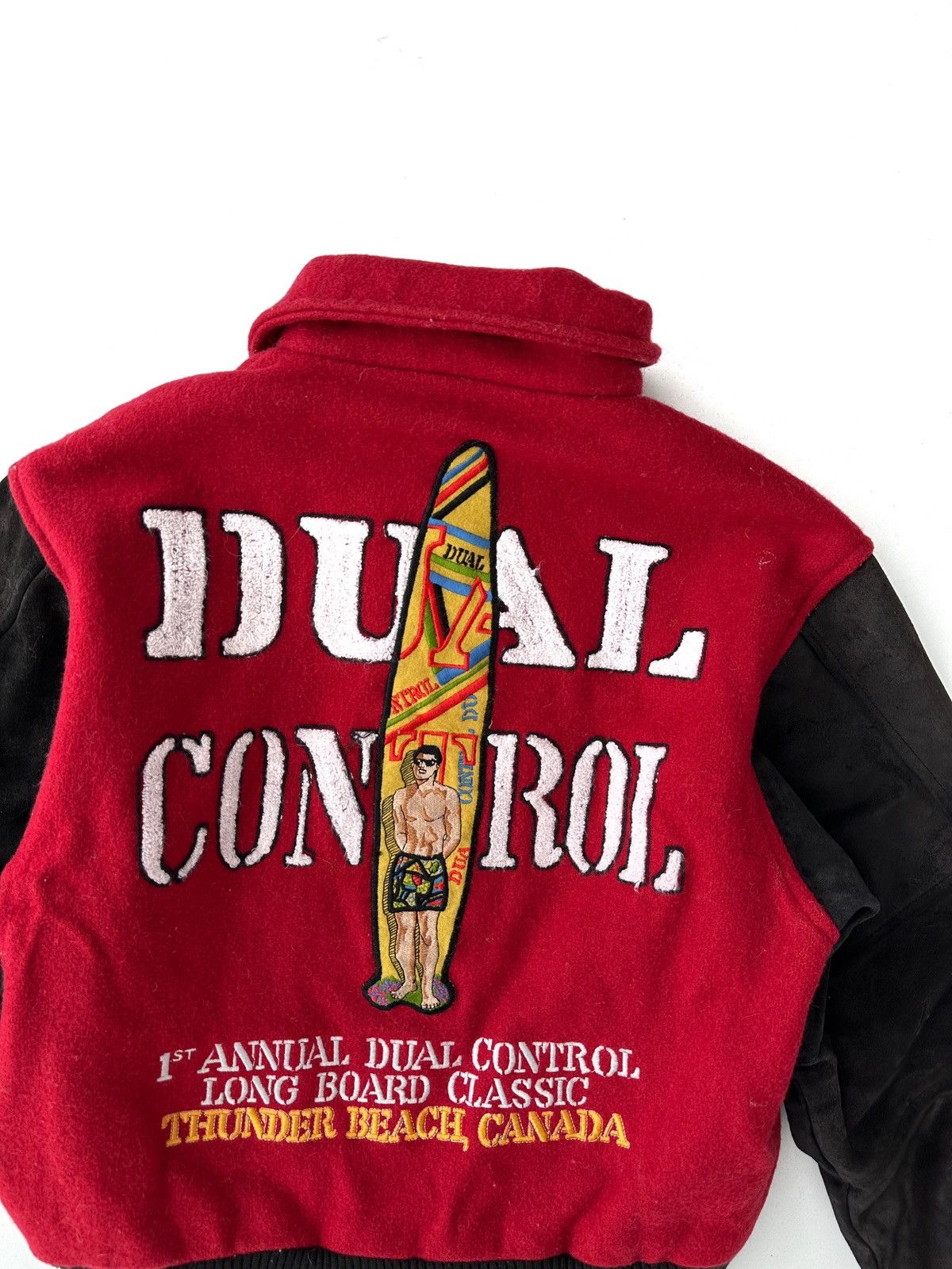 Other Vintage Dual Control Varsity Bomber Jacket Long Board Size US M / EU 48-50 / 2 - 5 Thumbnail