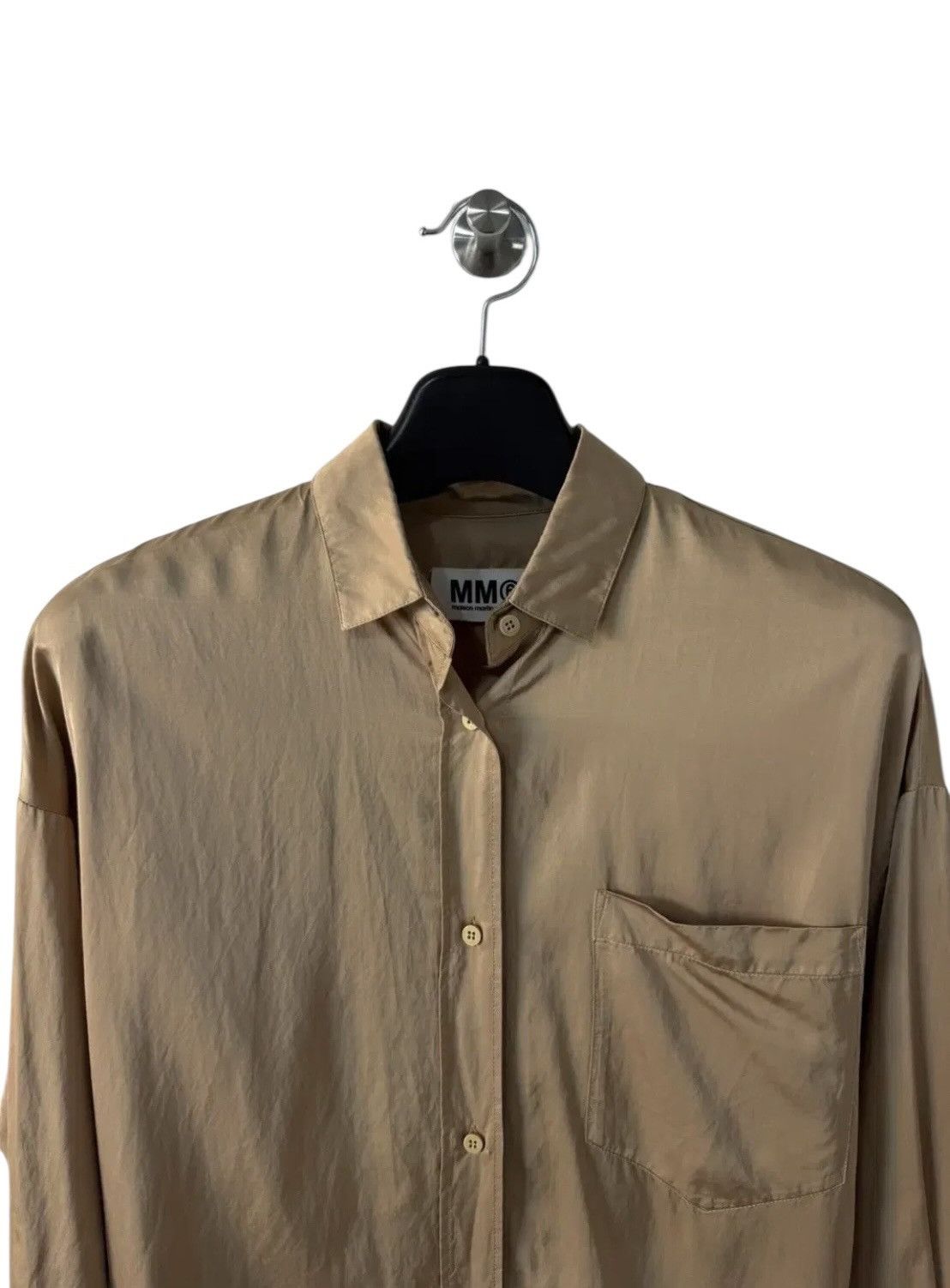 Maison Margiela Maison Margiela Over-Sized Viscose Brown Shirt Size ONE SIZE - 3 Thumbnail