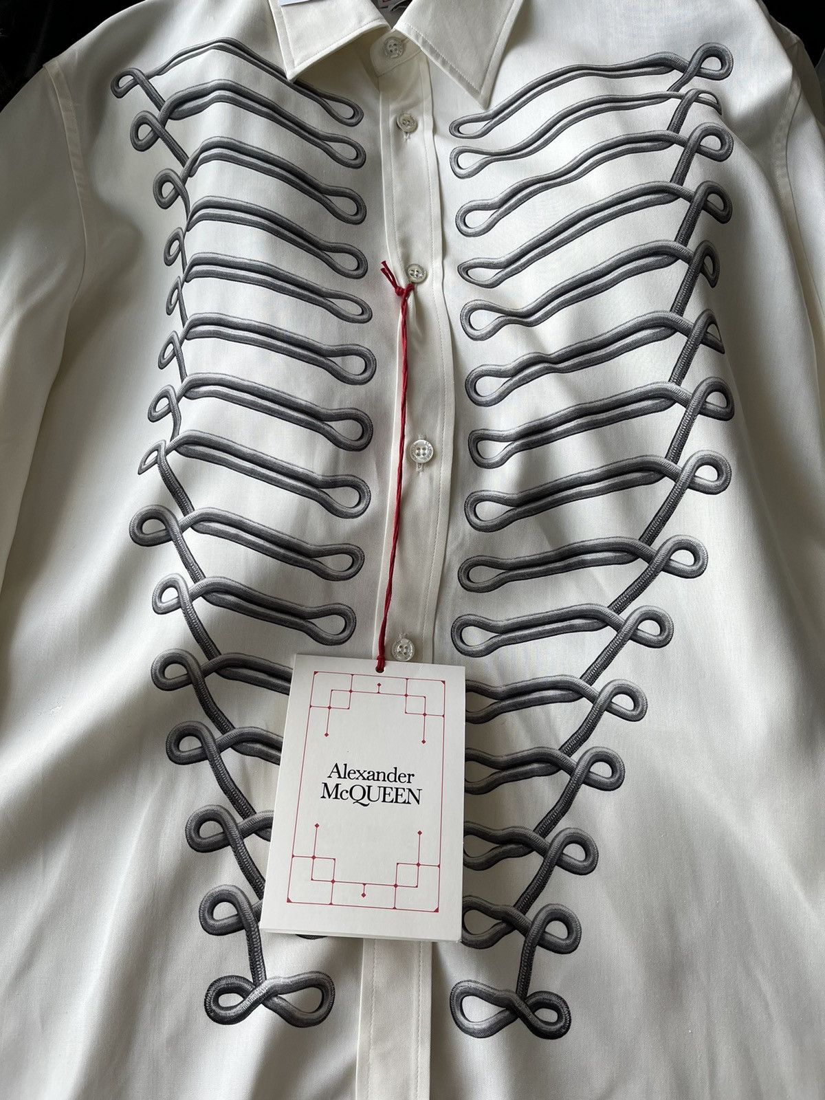 Alexander McQueen × MCQ × McQ Alexander McQueen Rare $1,800 Alexander McQueen Super Runway Celebrity Shirt Size US XL / EU 56 / 4 - 12 Thumbnail