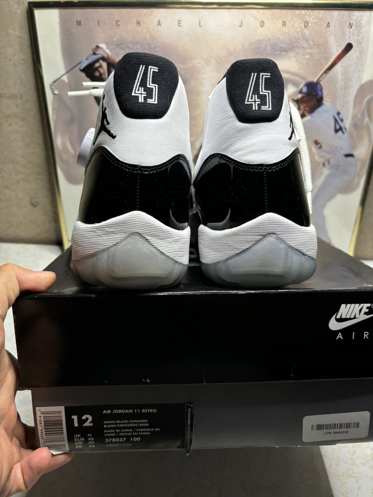 Jordan Brand Jordan Retro 11 ‘concord’ Size US 12 / EU 45 - 7 Thumbnail