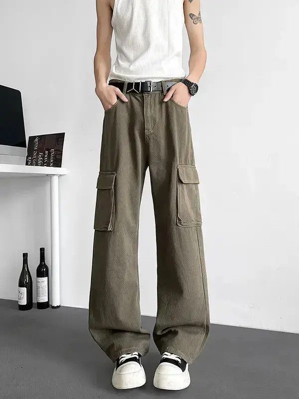 Japanese Brand Retro loose casual wide leg pocket jeans Size US 32 / EU 48 - 1 Thumbnail