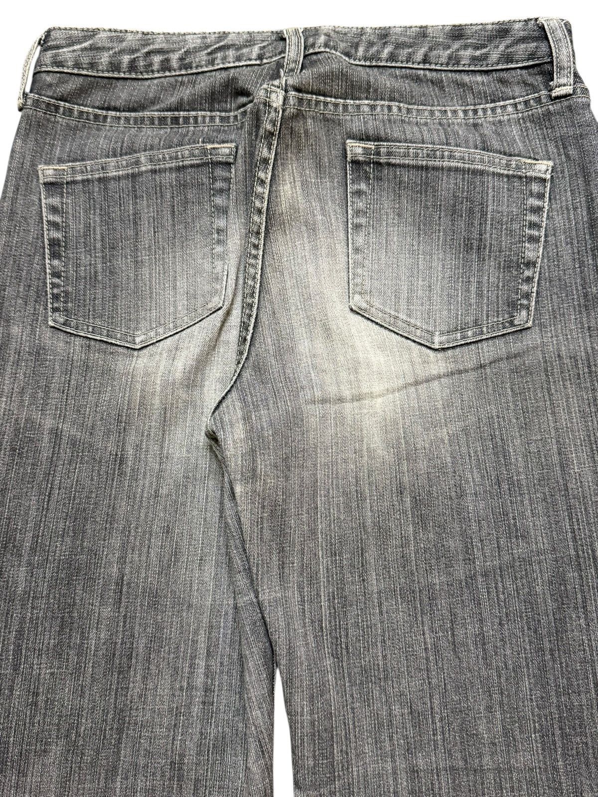 Uniqlo Vintage Japanese Uniqlo Faded Wash Whiskers Wide Leg Flare Size US 28 / EU 44 - 6 Thumbnail