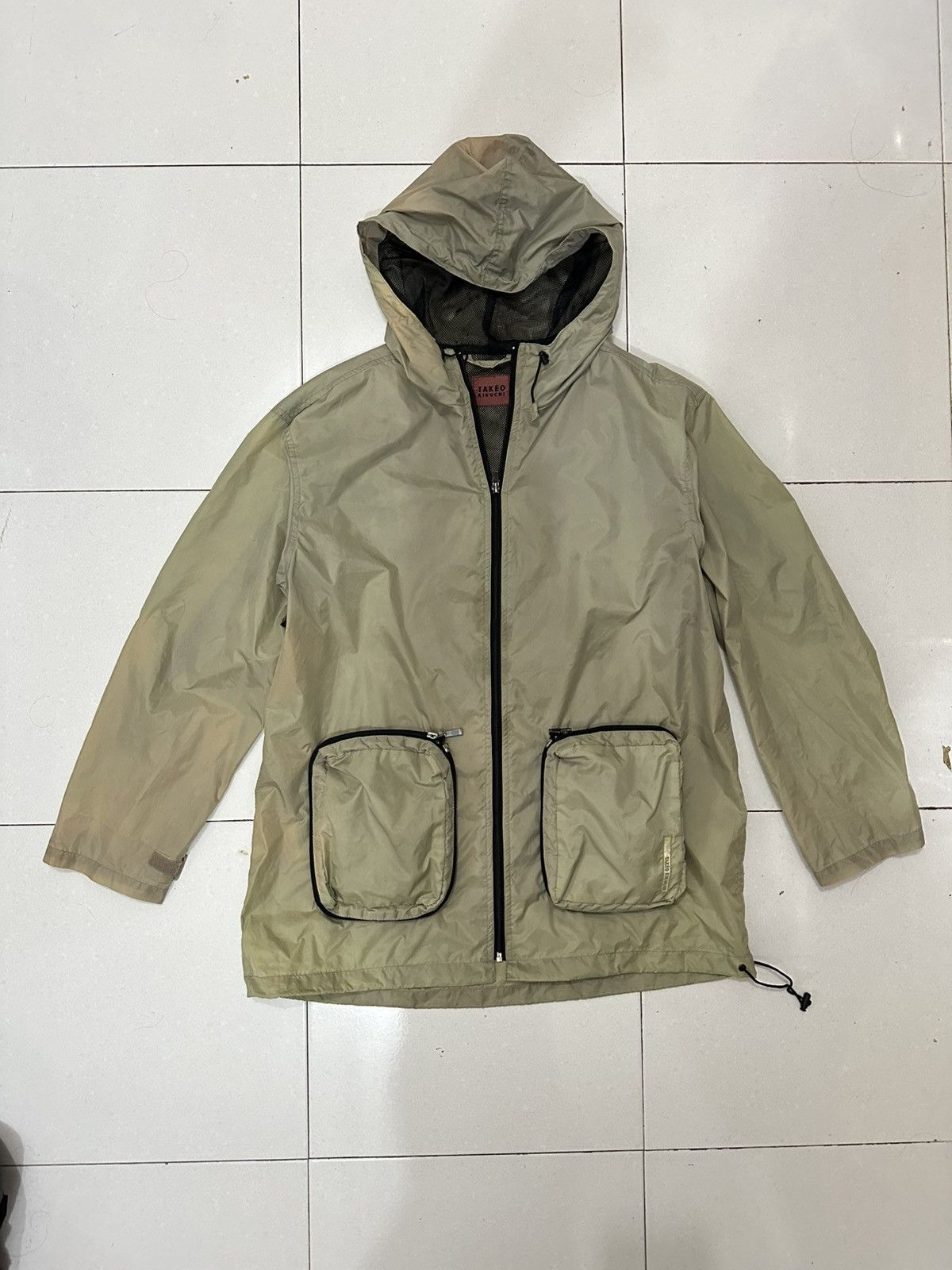 Japanese Brand VTG Distress Takeo Kikuchi Pocket Jacket Size US XL / EU 56 / 4 - 4 Thumbnail