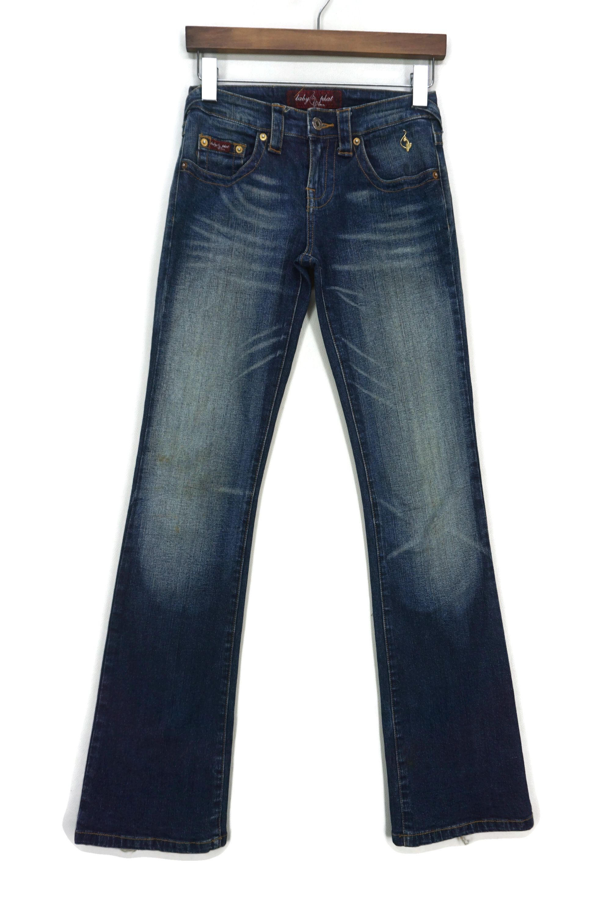 Phat Farm Baby Phat Jeans Size W25xL33.5 Low-Rise Bootcut Denim Size 25" / US 0 / IT 36 - 1 Thumbnail