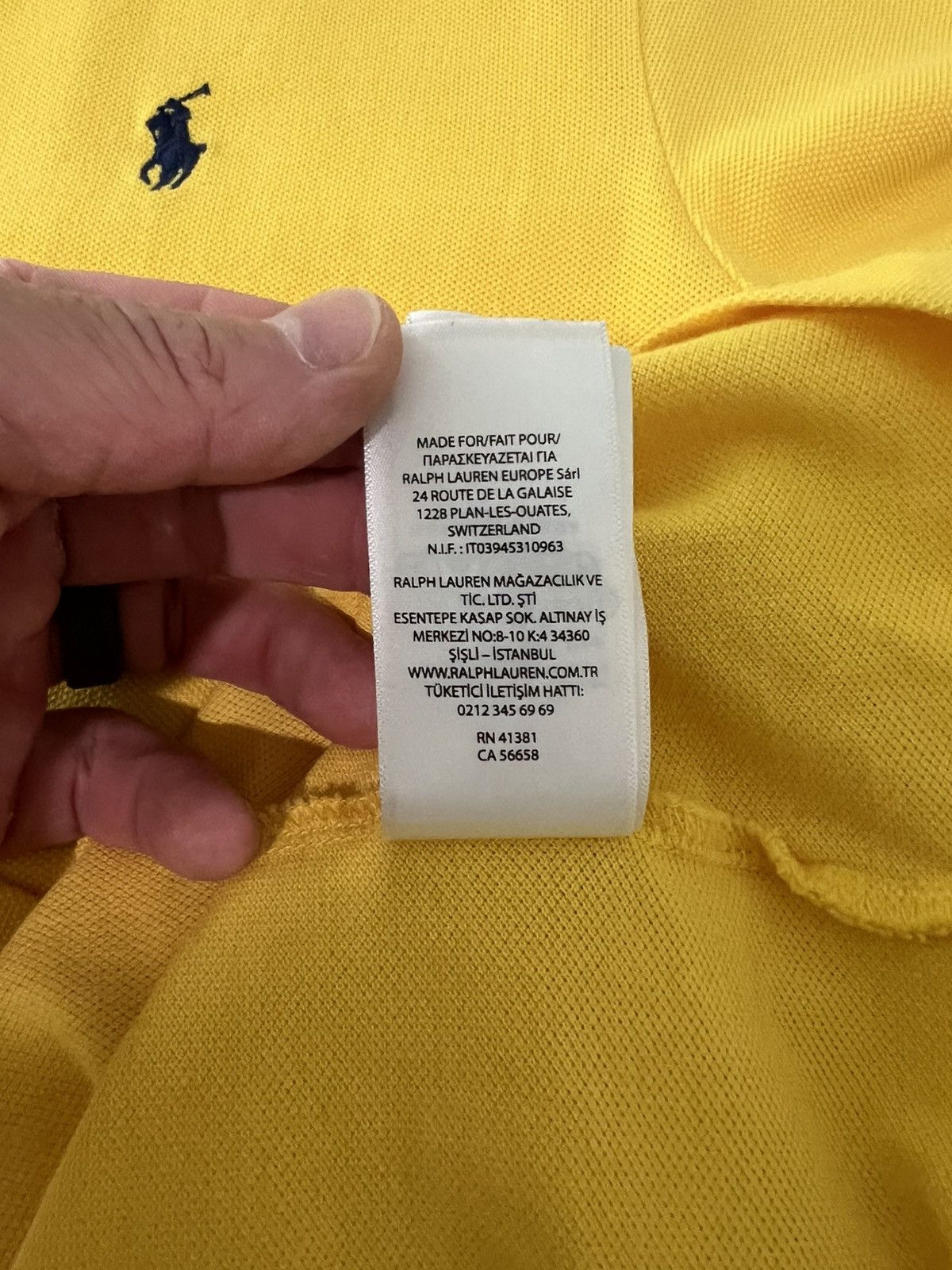 Polo Ralph Lauren Polo Ralph Lauren Men Yellow Tip Classic Fit Polo Michigan Size US L / EU 52-54 / 3 - 9 Thumbnail