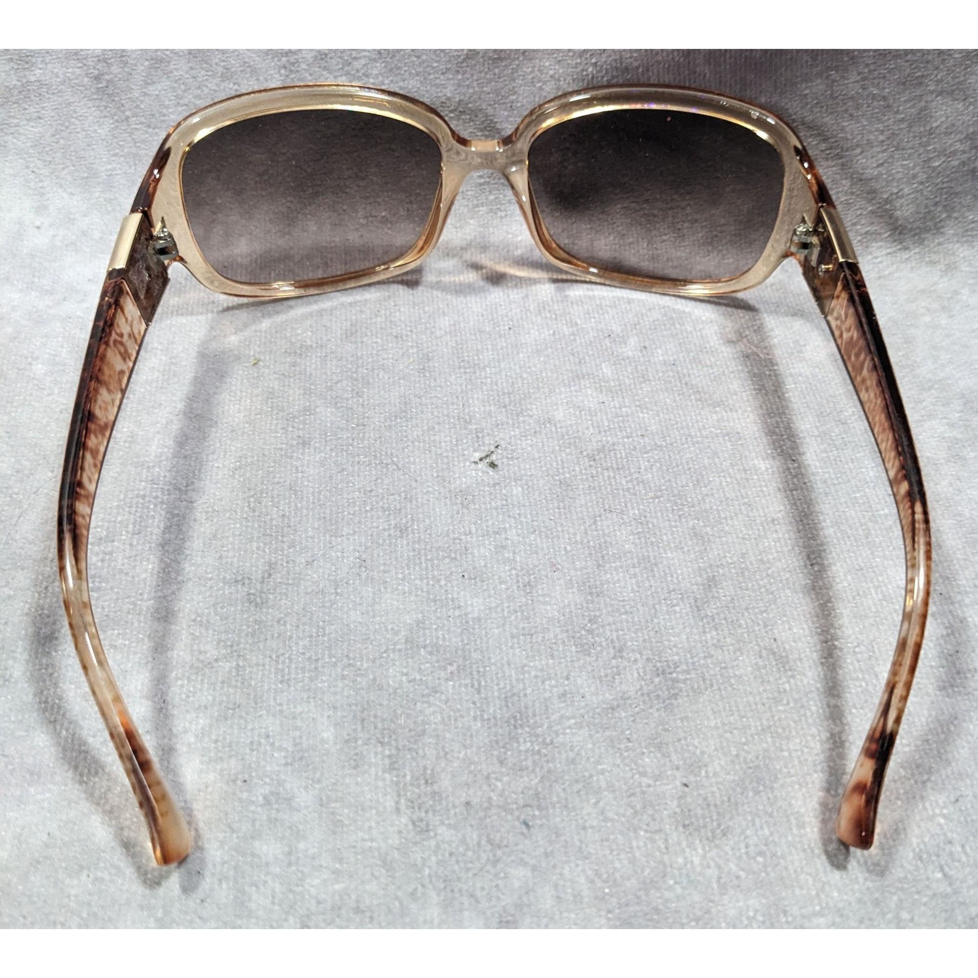 Other Adrienne Vittadini Translucent Speckled Tan Sunglasses Size ONE SIZE - 5 Thumbnail