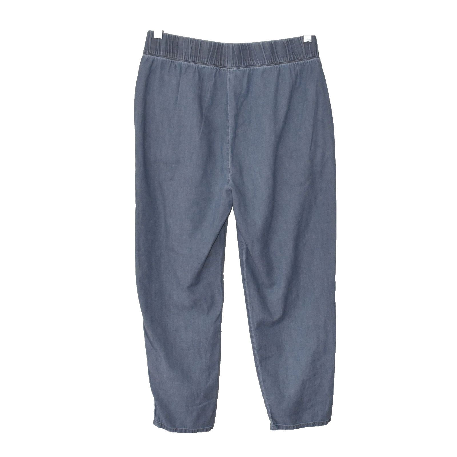 Eileen Fisher EILEEN FISHER Blue Org Cotton Denim Slash Pocket Pants Sz PS Size 27" / US 4 / IT 40 - 2 Thumbnail