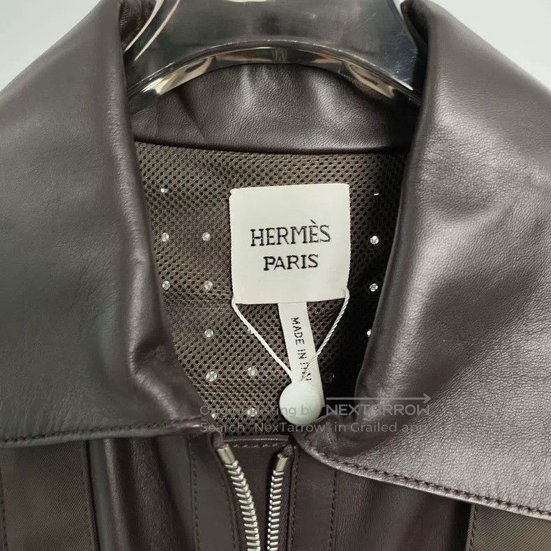 Hermes Hermes Leather Coat Size XS / US 0-2 / IT 36-38 - 3 Thumbnail